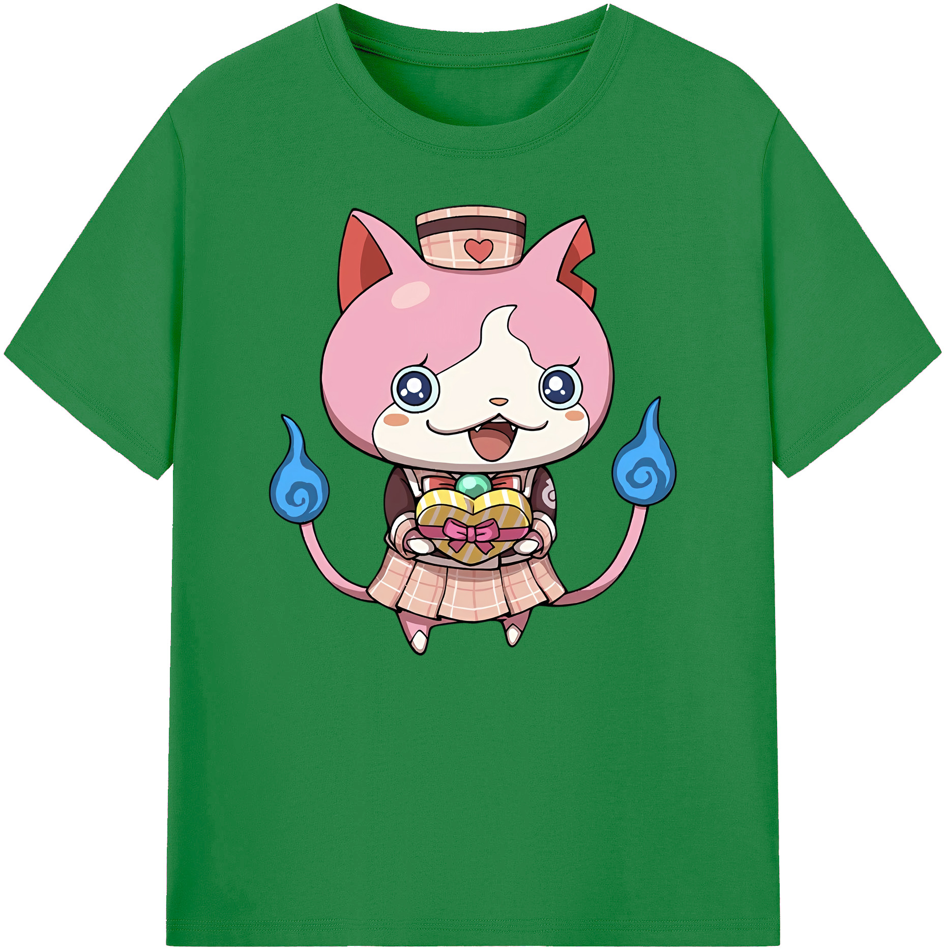 （画像用） 妖怪ウォッチ Yo-kai Watch 綿100％ メンズ半袖Tシャツ｜肌触りやわらか＆通気性