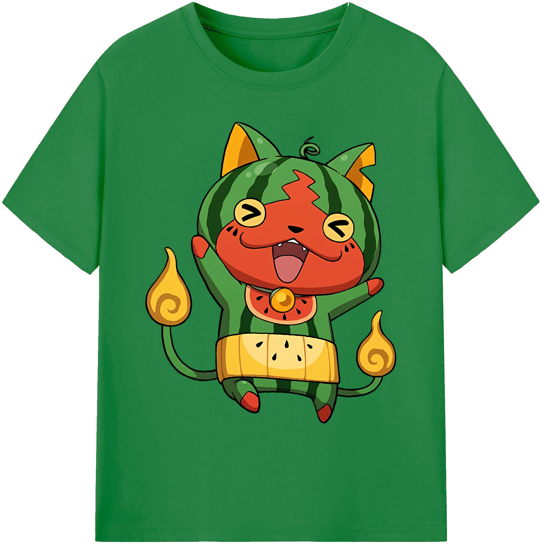 （画像用） 妖怪ウォッチ Yo-kai Watch 綿100％ メンズ半袖Tシャツ｜肌触りやわらか＆通気性