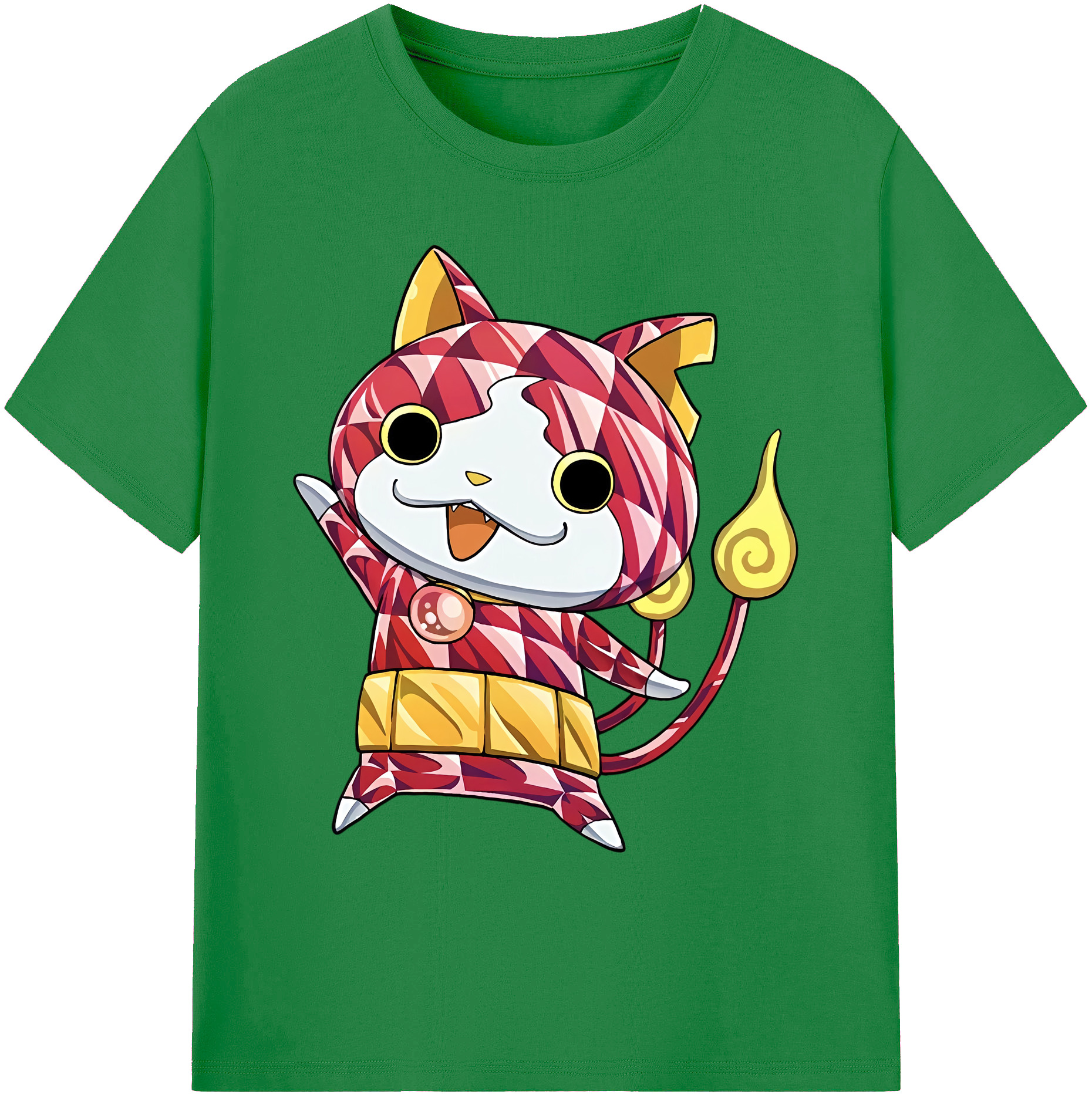 （画像用） 妖怪ウォッチ Yo-kai Watch 綿100％ メンズ半袖Tシャツ｜肌触りやわらか＆通気性