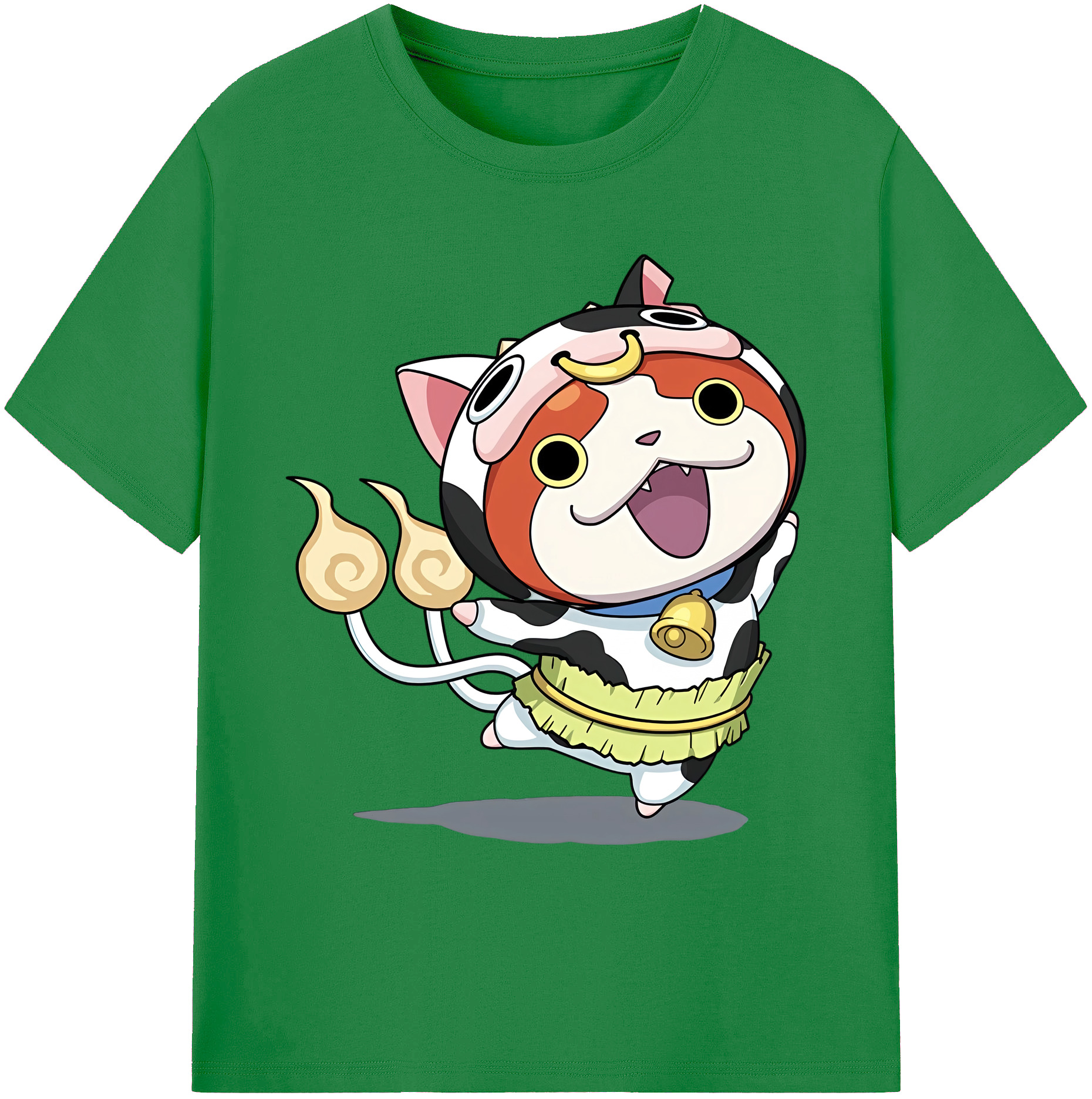 （画像用） 妖怪ウォッチ Yo-kai Watch 綿100％ メンズ半袖Tシャツ｜肌触りやわらか＆通気性