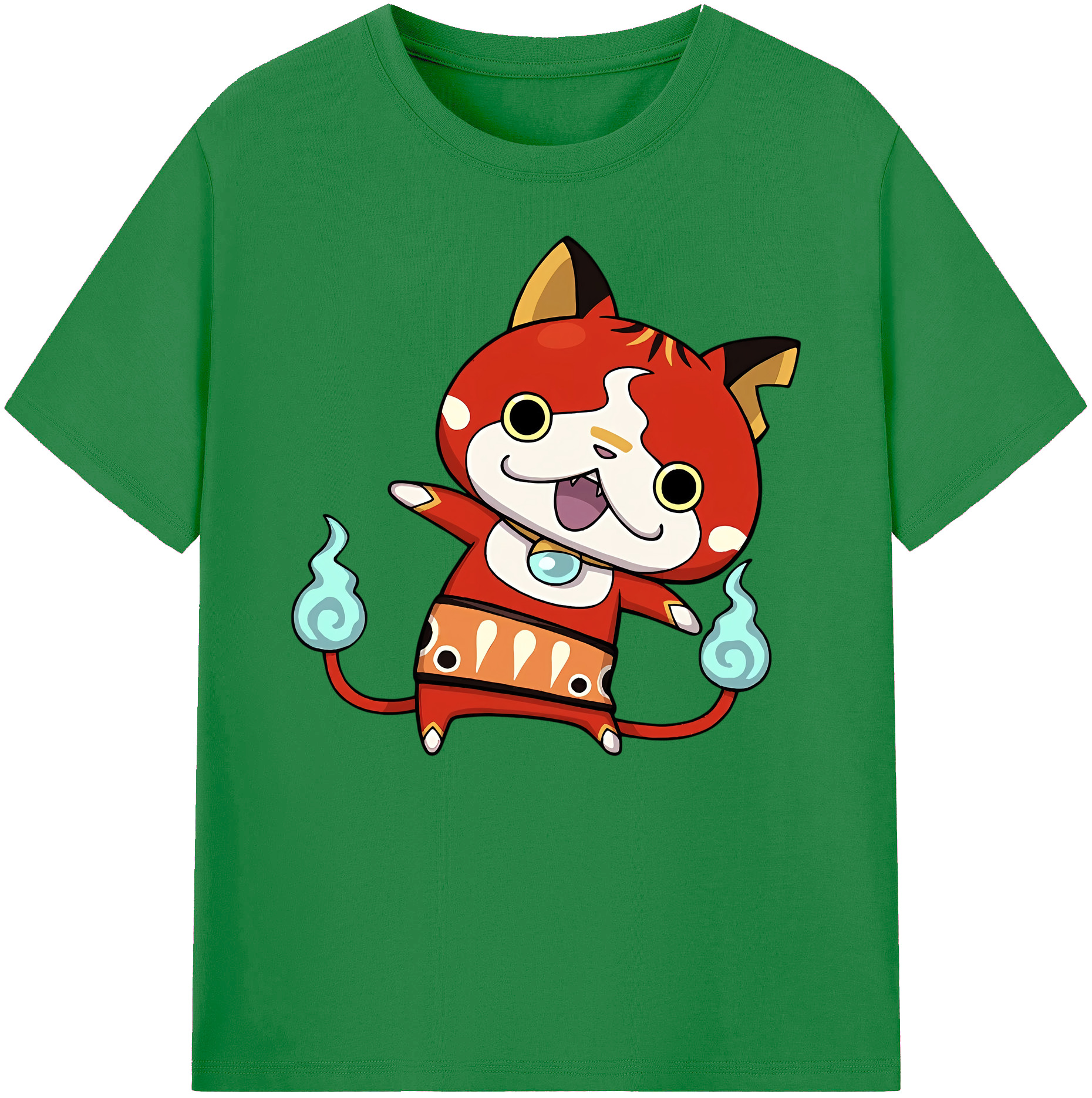 （画像用） 妖怪ウォッチ Yo-kai Watch 綿100％ メンズ半袖Tシャツ｜肌触りやわらか＆通気性