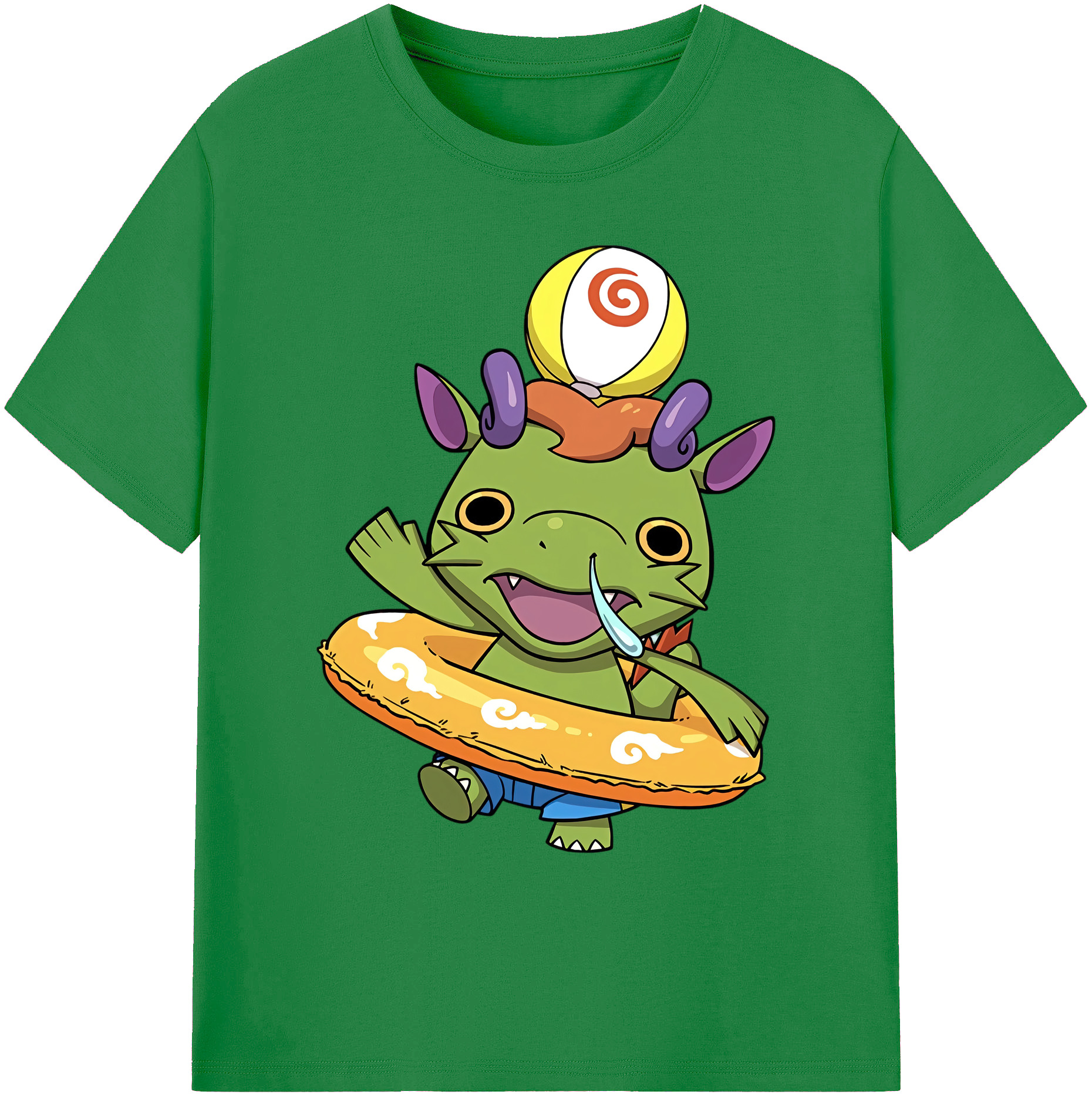 （画像用） 妖怪ウォッチ Yo-kai Watch 綿100％ メンズ半袖Tシャツ｜肌触りやわらか＆通気性