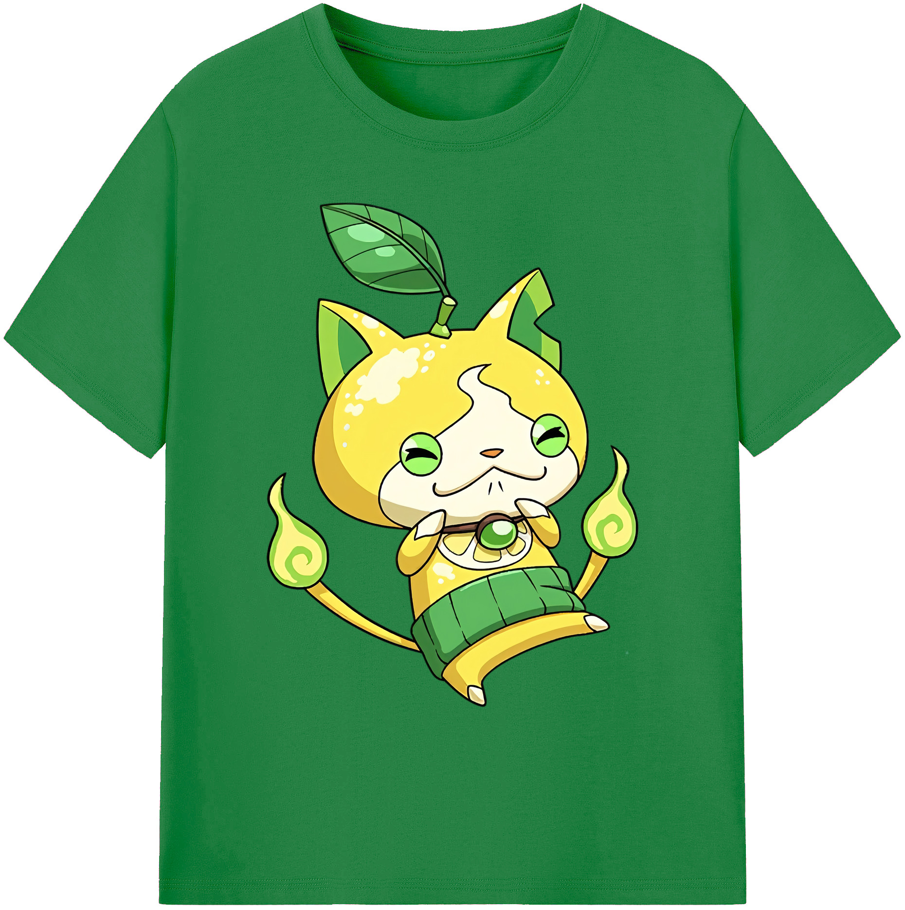 （画像用） 妖怪ウォッチ Yo-kai Watch 綿100％ メンズ半袖Tシャツ｜肌触りやわらか＆通気性