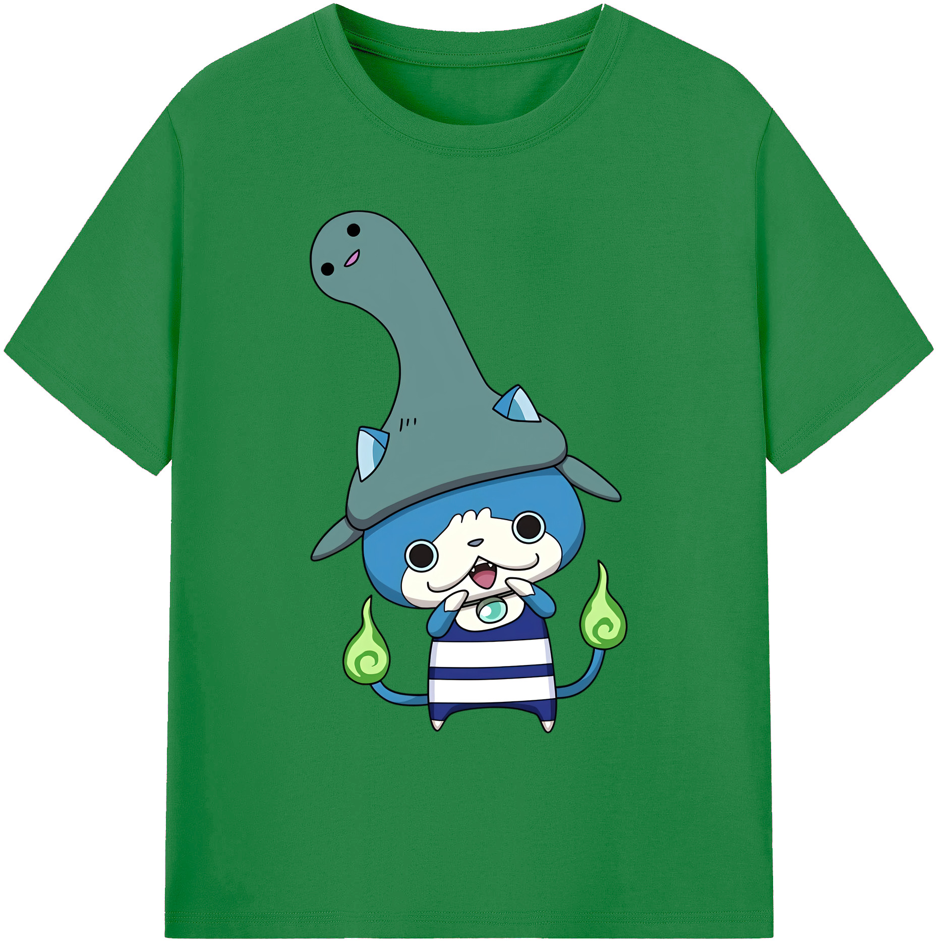 （画像用） 妖怪ウォッチ Yo-kai Watch 綿100％ メンズ半袖Tシャツ｜肌触りやわらか＆通気性