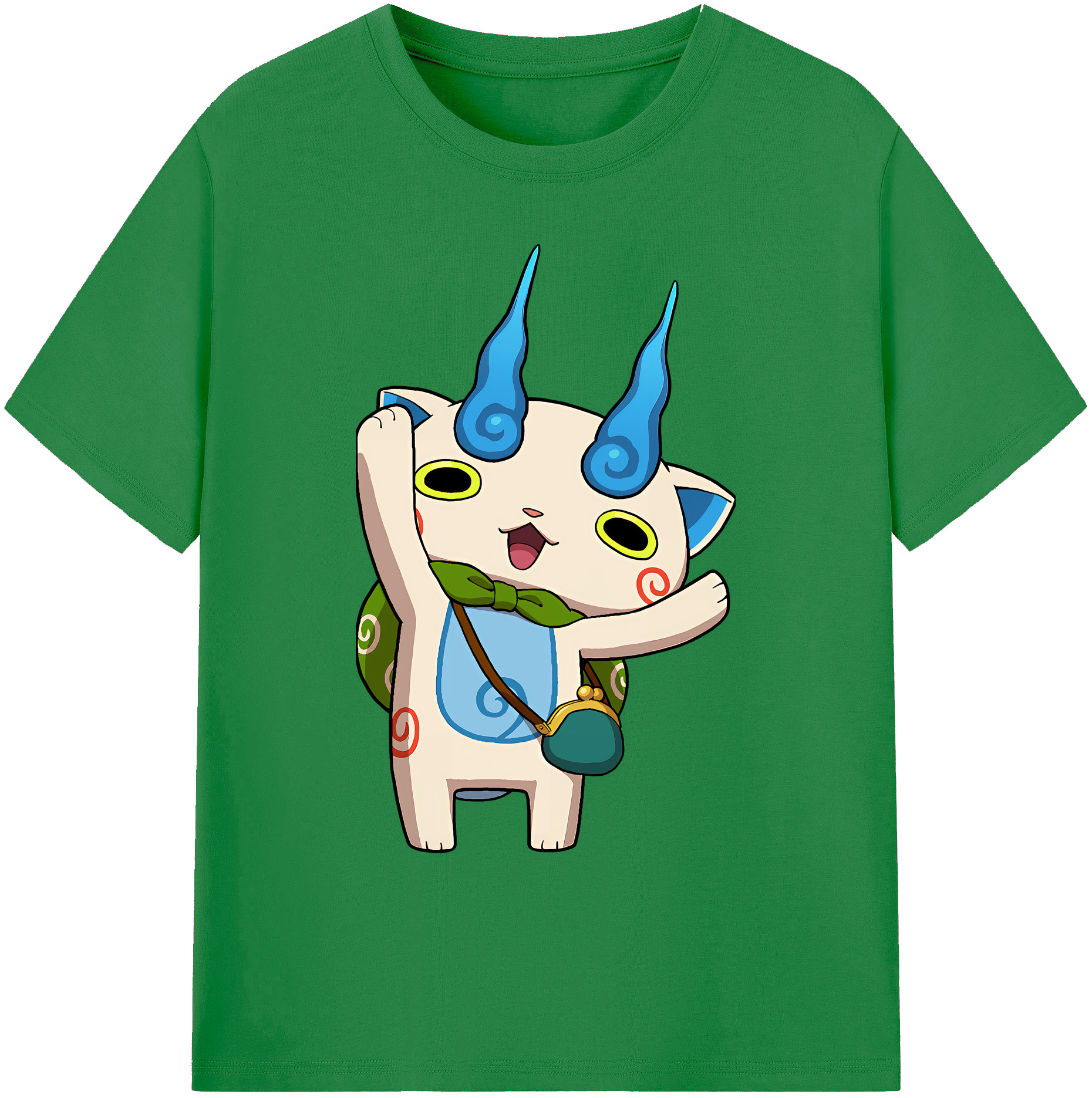 （画像用） 妖怪ウォッチ Yo-kai Watch 綿100％ メンズ半袖Tシャツ｜肌触りやわらか＆通気性
