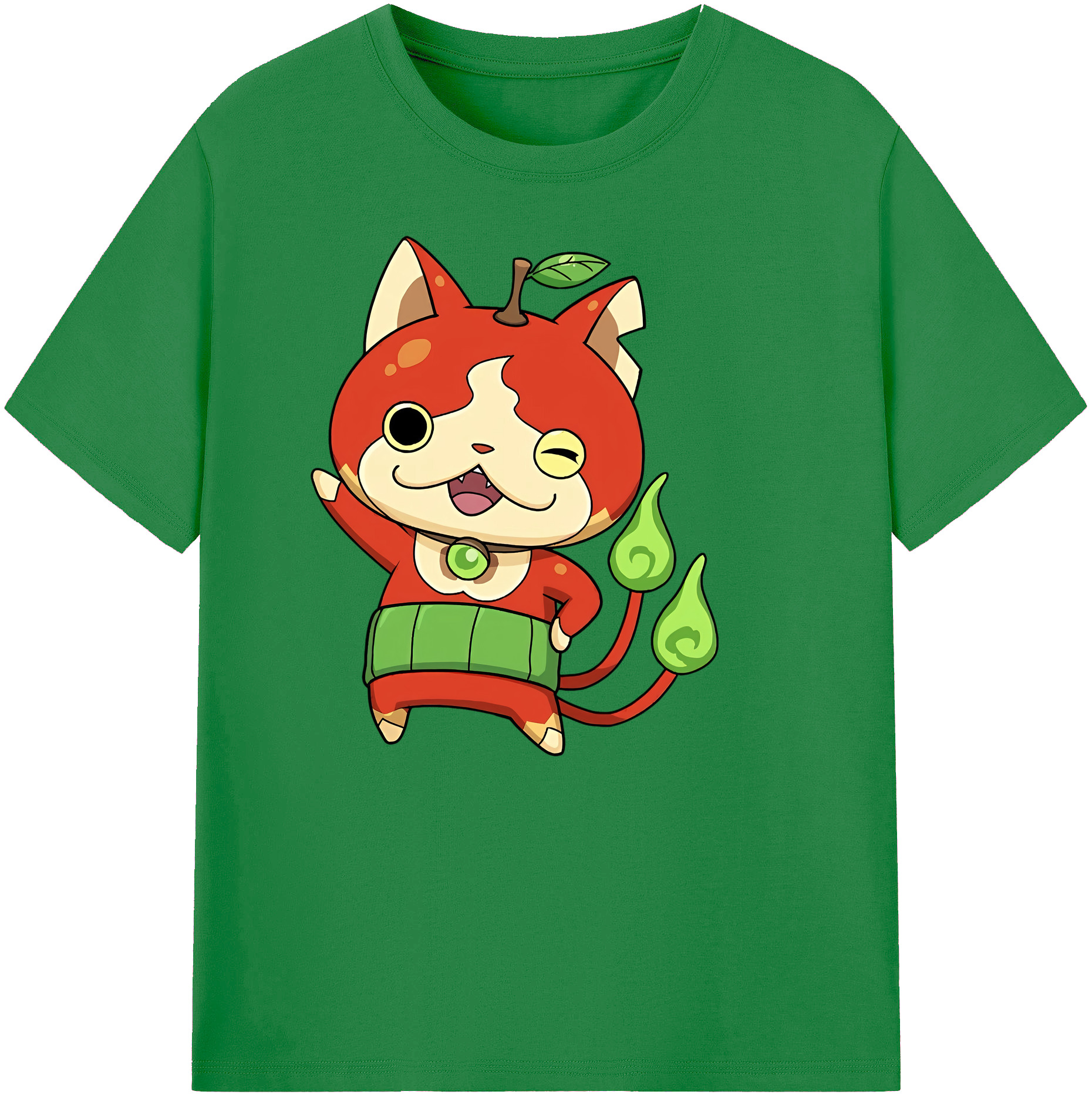 （画像用） 妖怪ウォッチ Yo-kai Watch 綿100％ メンズ半袖Tシャツ｜肌触りやわらか＆通気性