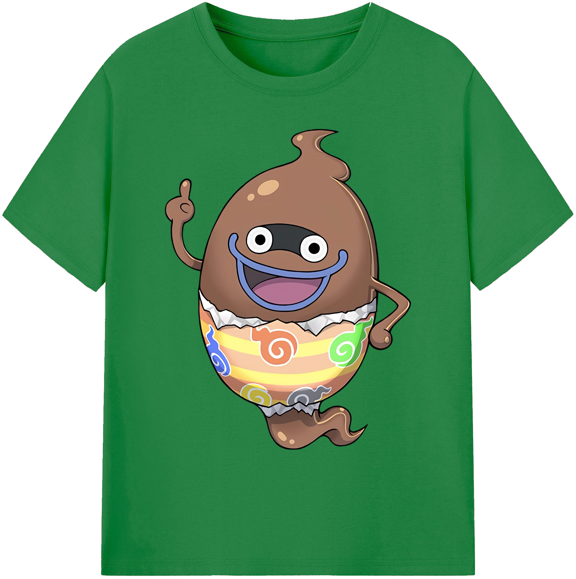 （画像用） 妖怪ウォッチ Yo-kai Watch 綿100％ メンズ半袖Tシャツ｜肌触りやわらか＆通気性