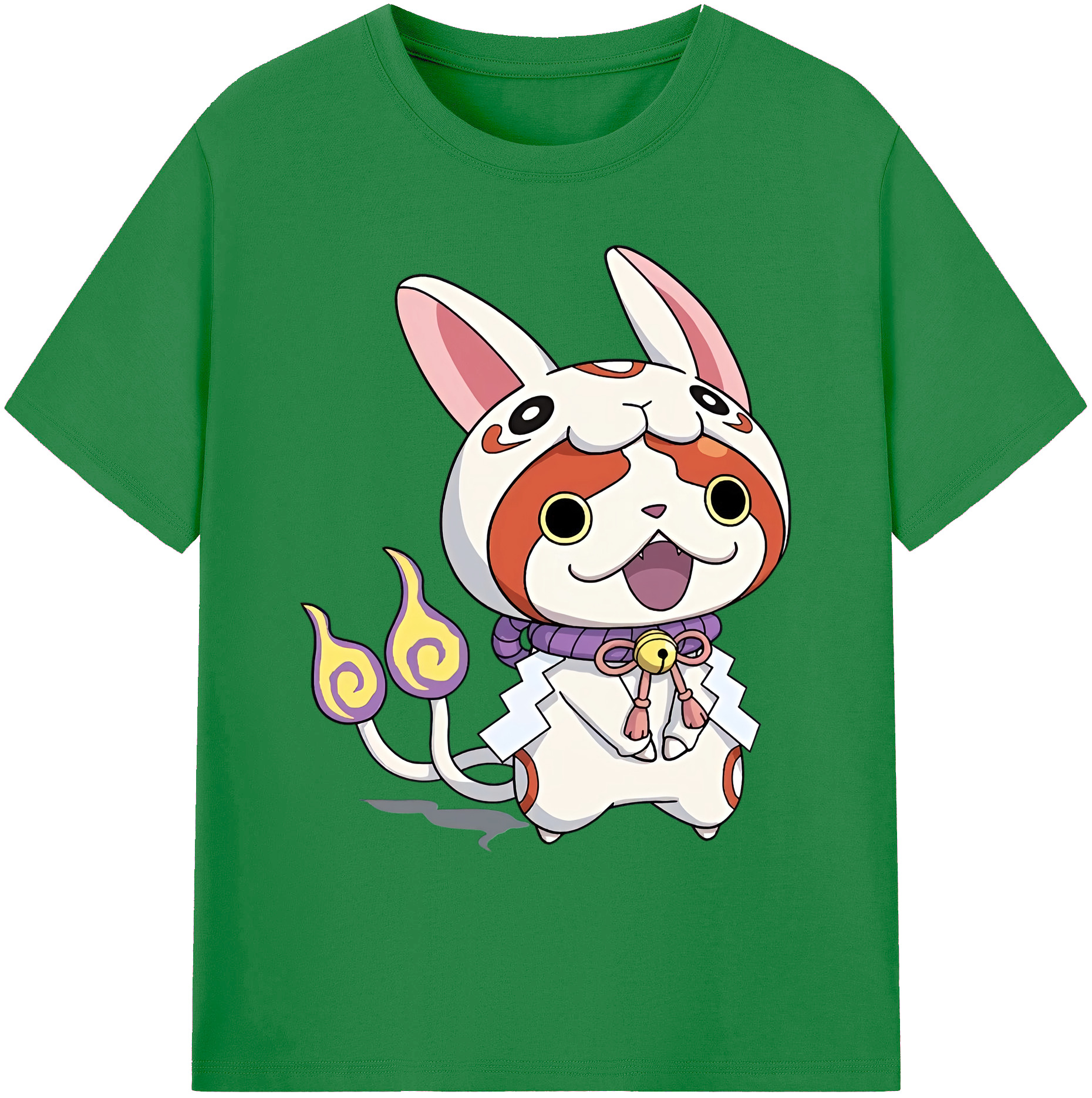 （画像用） 妖怪ウォッチ Yo-kai Watch 綿100％ メンズ半袖Tシャツ｜肌触りやわらか＆通気性
