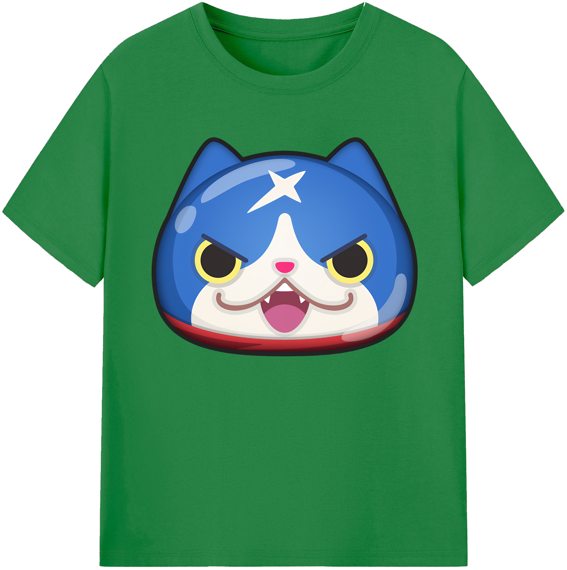 （画像用） 妖怪ウォッチ Yo-kai Watch 綿100％ メンズ半袖Tシャツ｜肌触りやわらか＆通気性