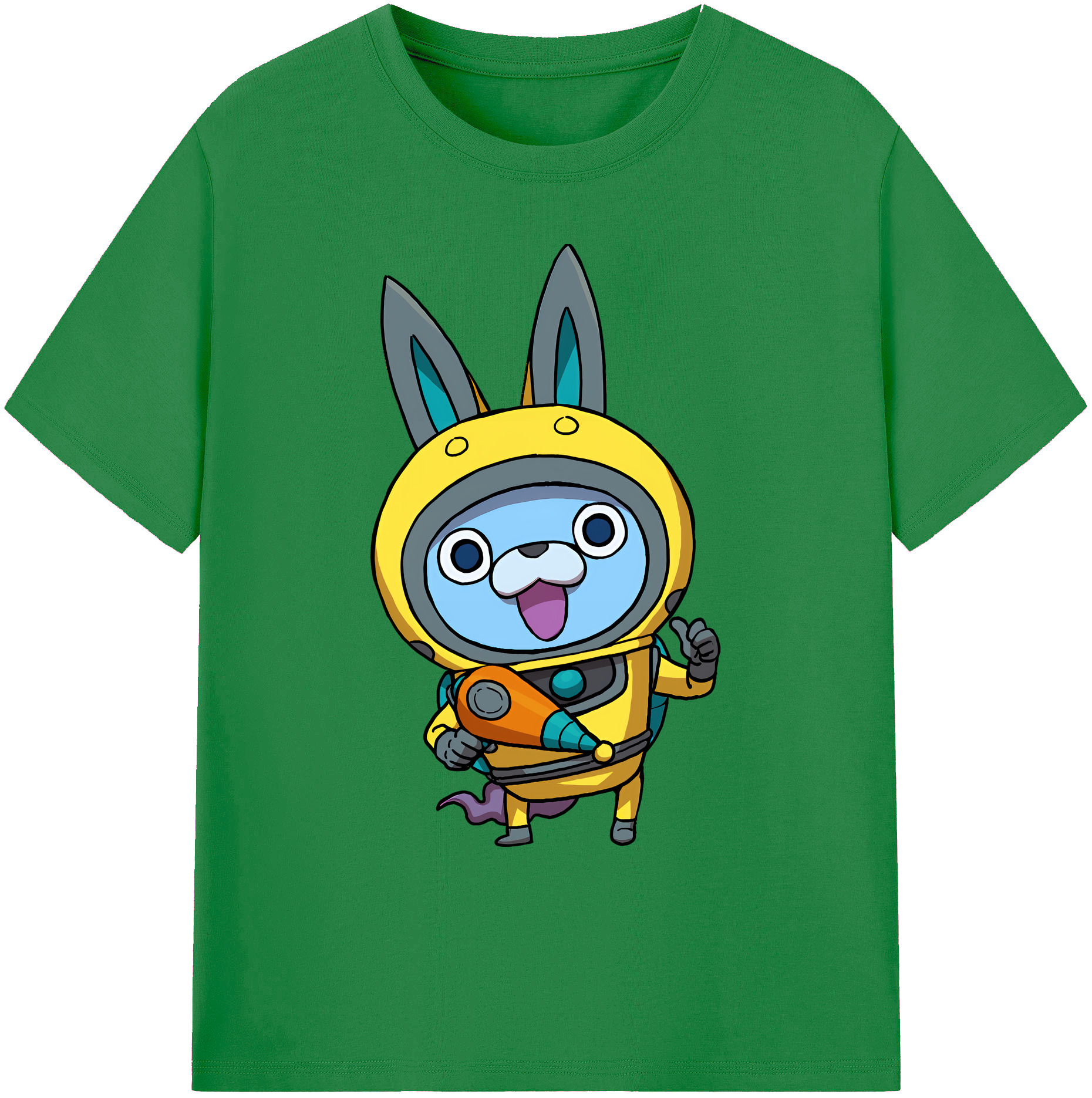 （画像用） 妖怪ウォッチ Yo-kai Watch 綿100％ メンズ半袖Tシャツ｜肌触りやわらか＆通気性