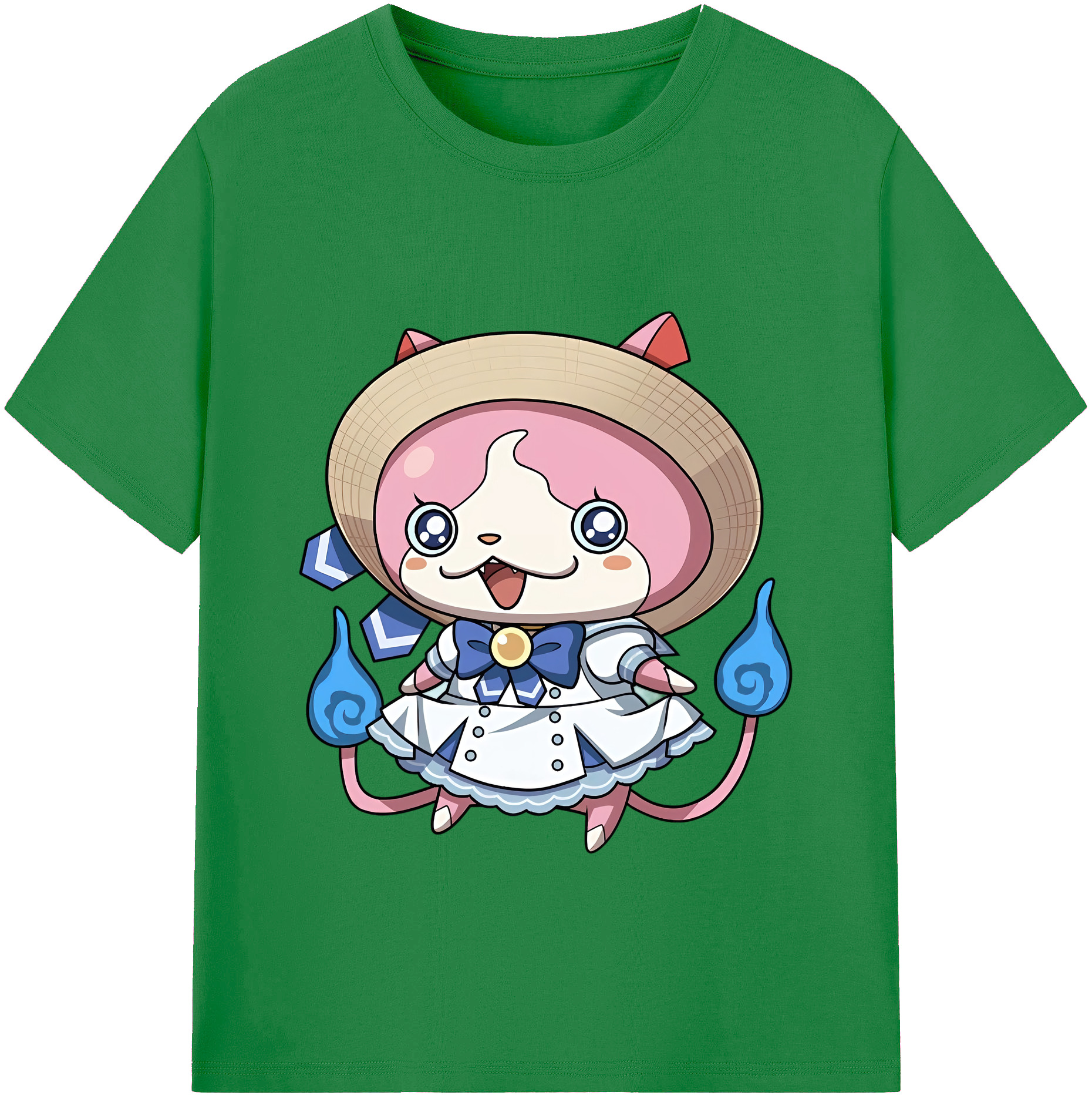 （画像用） 妖怪ウォッチ Yo-kai Watch 綿100％ メンズ半袖Tシャツ｜肌触りやわらか＆通気性
