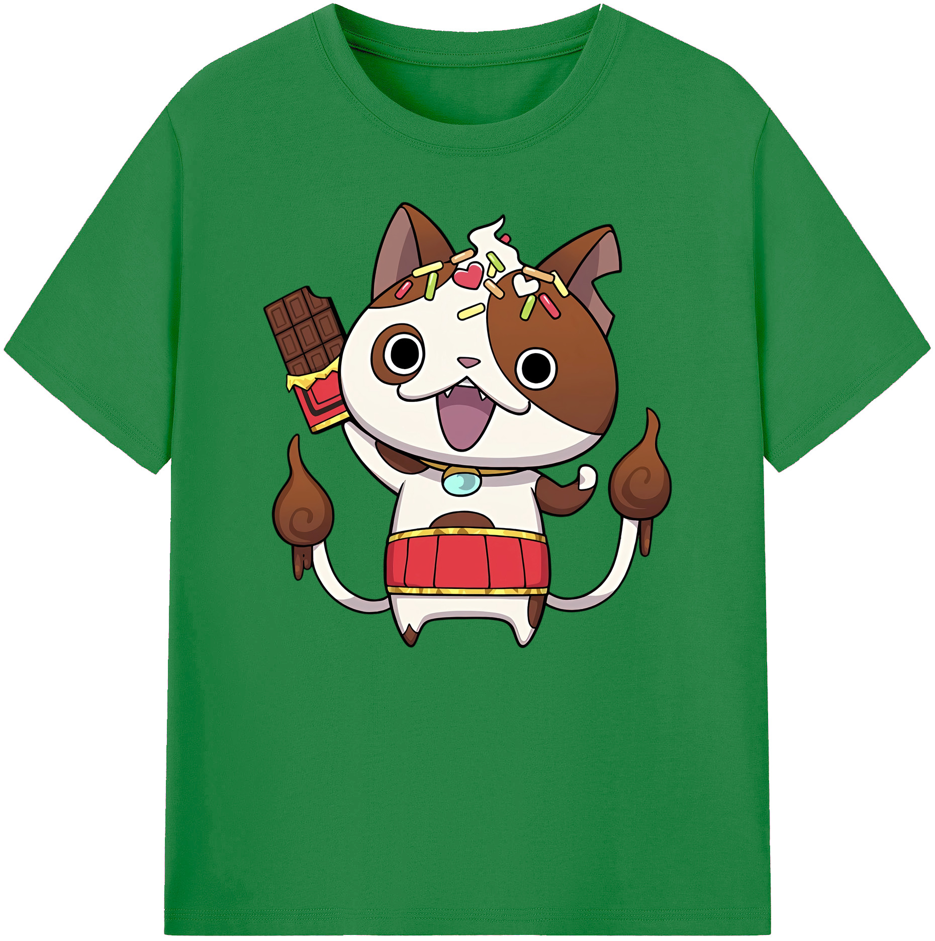 （画像用） 妖怪ウォッチ Yo-kai Watch 綿100％ メンズ半袖Tシャツ｜肌触りやわらか＆通気性