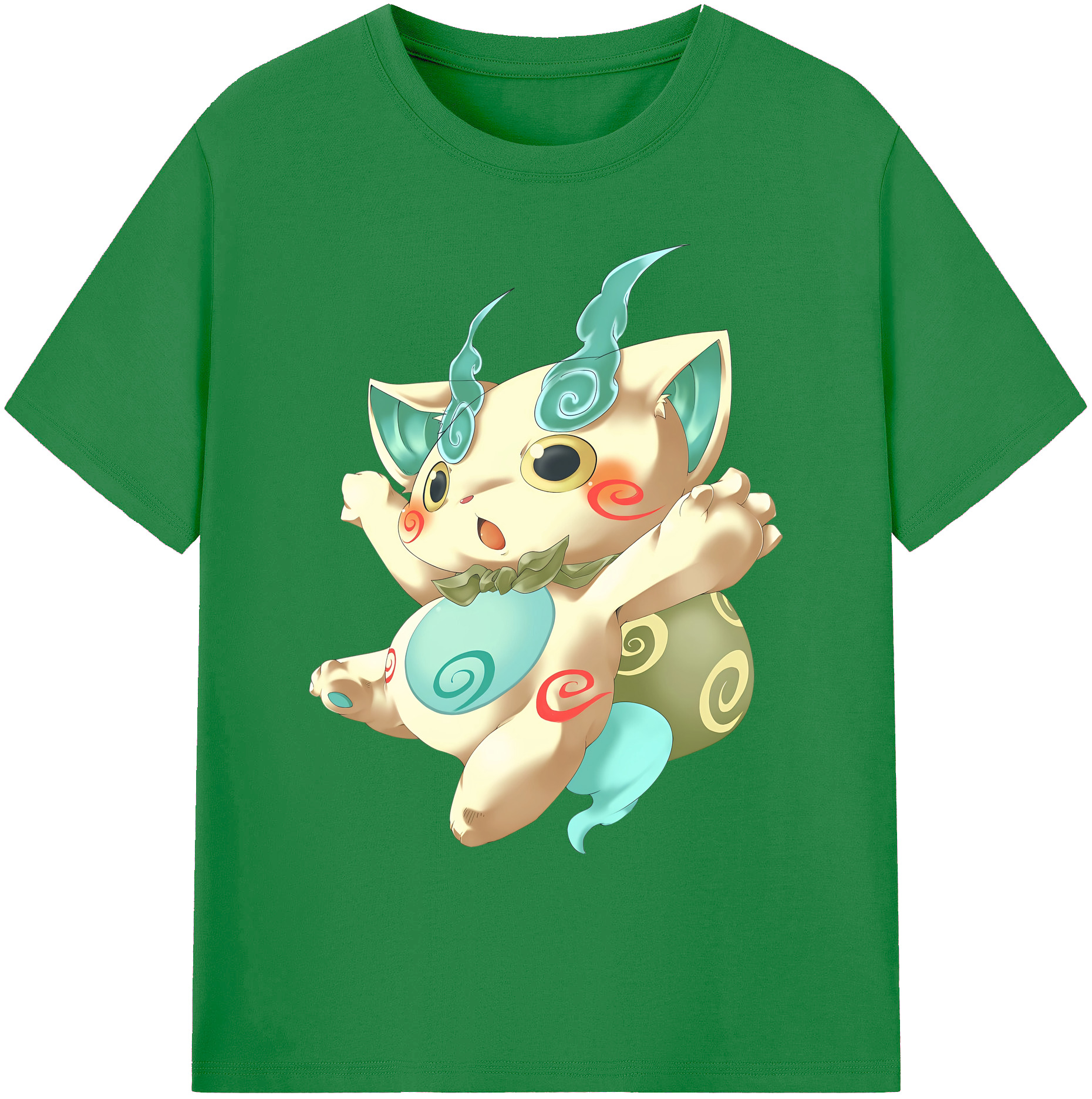 （画像用） 妖怪ウォッチ Yo-kai Watch 綿100％ メンズ半袖Tシャツ｜肌触りやわらか＆通気性