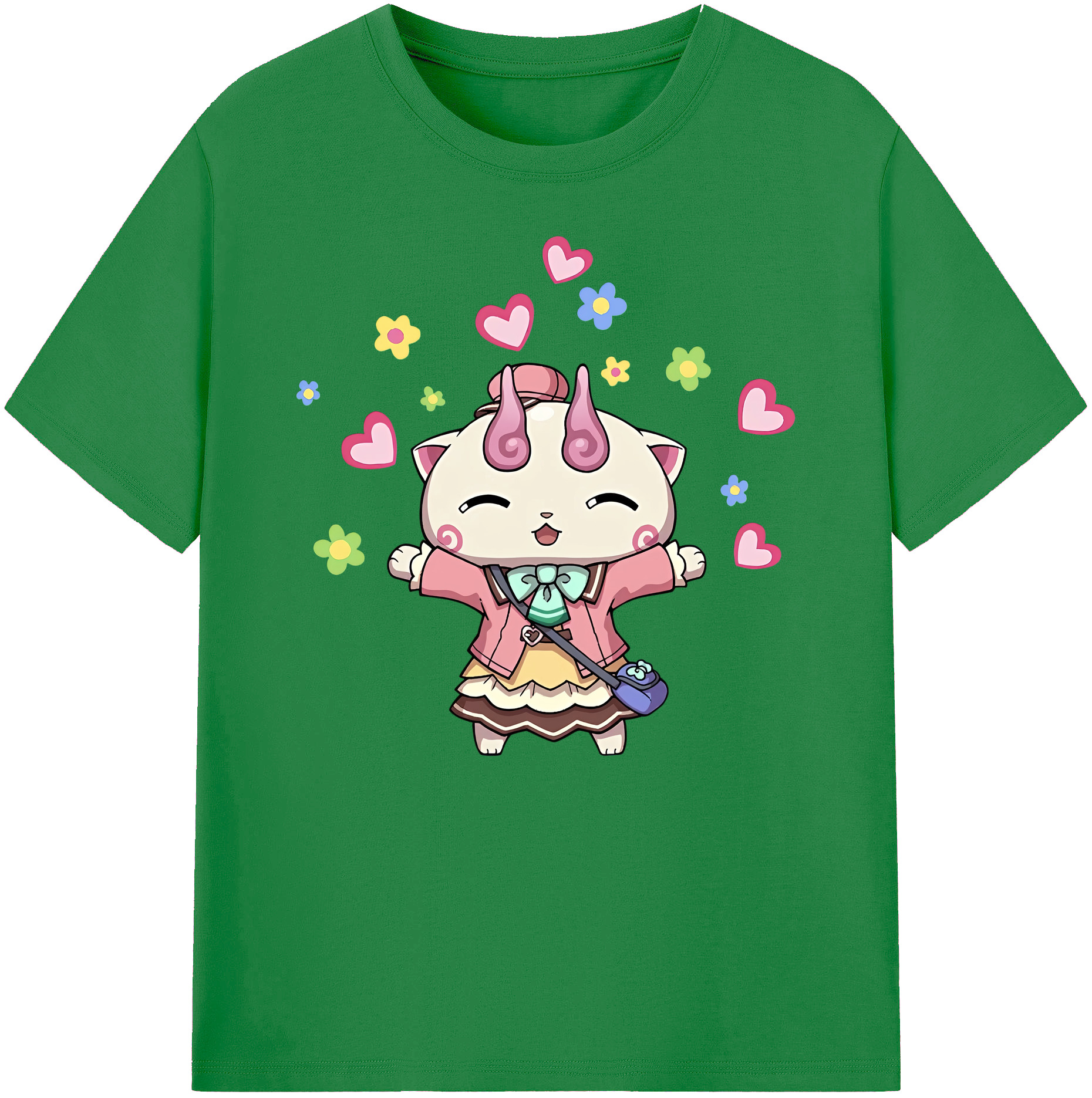 妖怪ウォッチ Yo-kai Watch 綿100％ メンズ半袖Tシャツ｜肌触りやわらか＆通気性