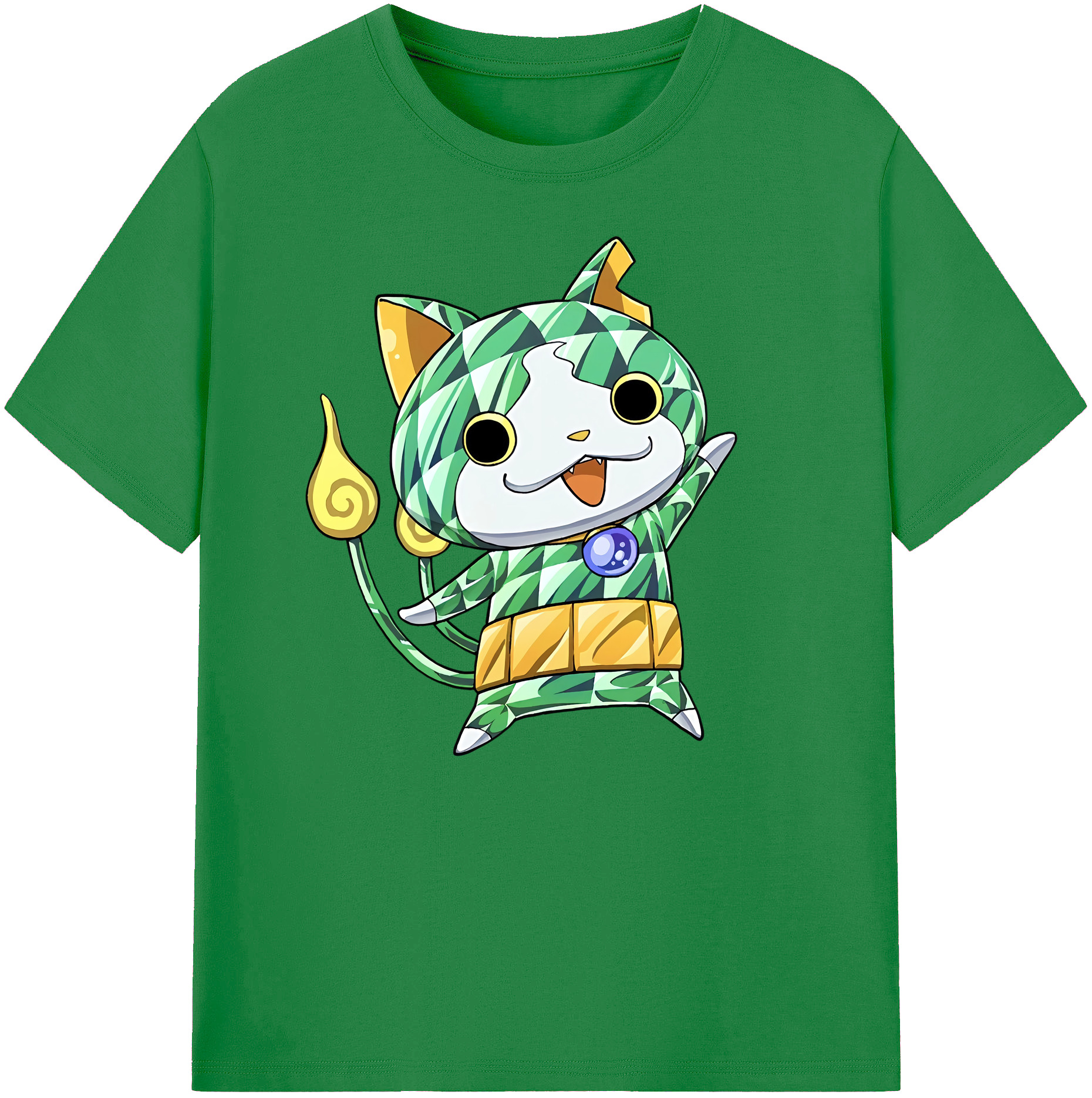 （画像用） 妖怪ウォッチ Yo-kai Watch 綿100％ メンズ半袖Tシャツ｜肌触りやわらか＆通気性