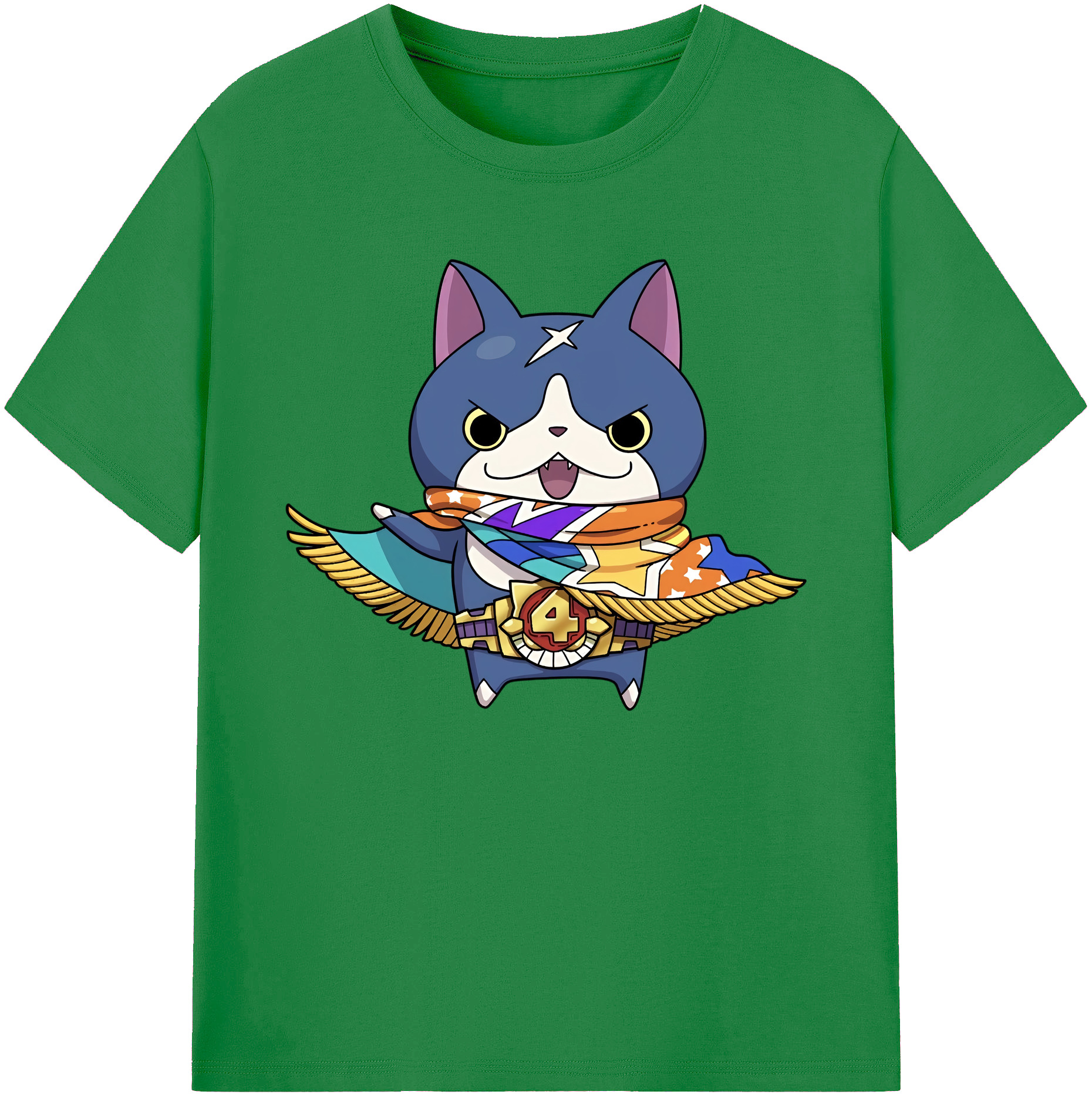 （画像用） 妖怪ウォッチ Yo-kai Watch 綿100％ メンズ半袖Tシャツ｜肌触りやわらか＆通気性