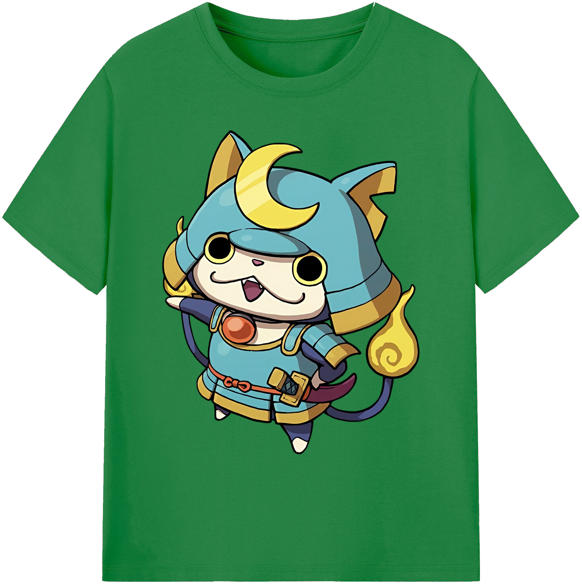 （画像用） 妖怪ウォッチ Yo-kai Watch 綿100％ メンズ半袖Tシャツ｜肌触りやわらか＆通気性