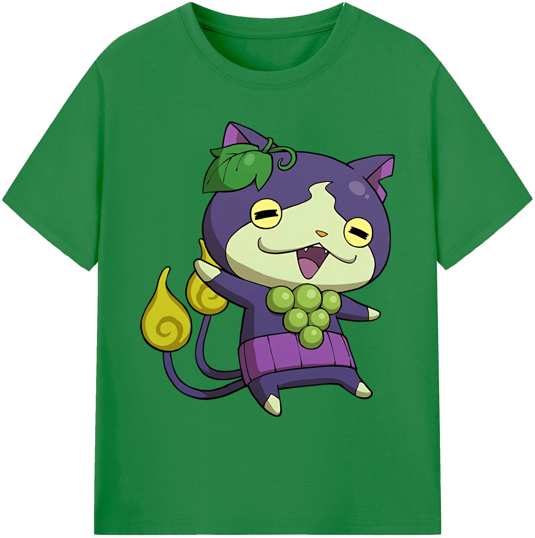 （画像用） 妖怪ウォッチ Yo-kai Watch 綿100％ メンズ半袖Tシャツ｜肌触りやわらか＆通気性