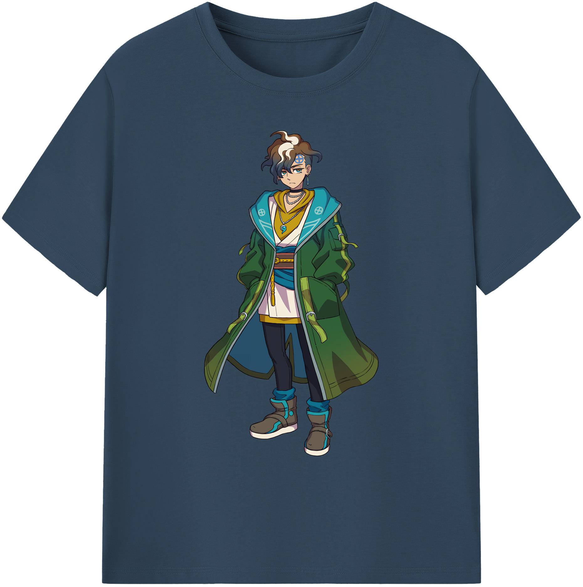 （画像用） 妖怪ウォッチ Yo-kai Watch 綿100％ メンズ半袖Tシャツ｜肌触りやわらか＆通気性