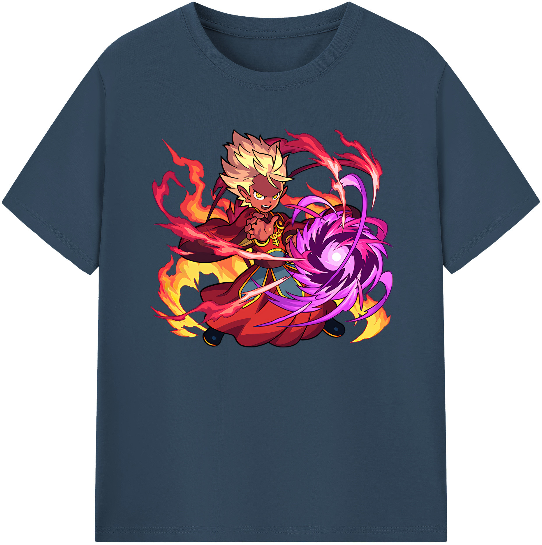 （画像用） 妖怪ウォッチ Yo-kai Watch 綿100％ メンズ半袖Tシャツ｜肌触りやわらか＆通気性