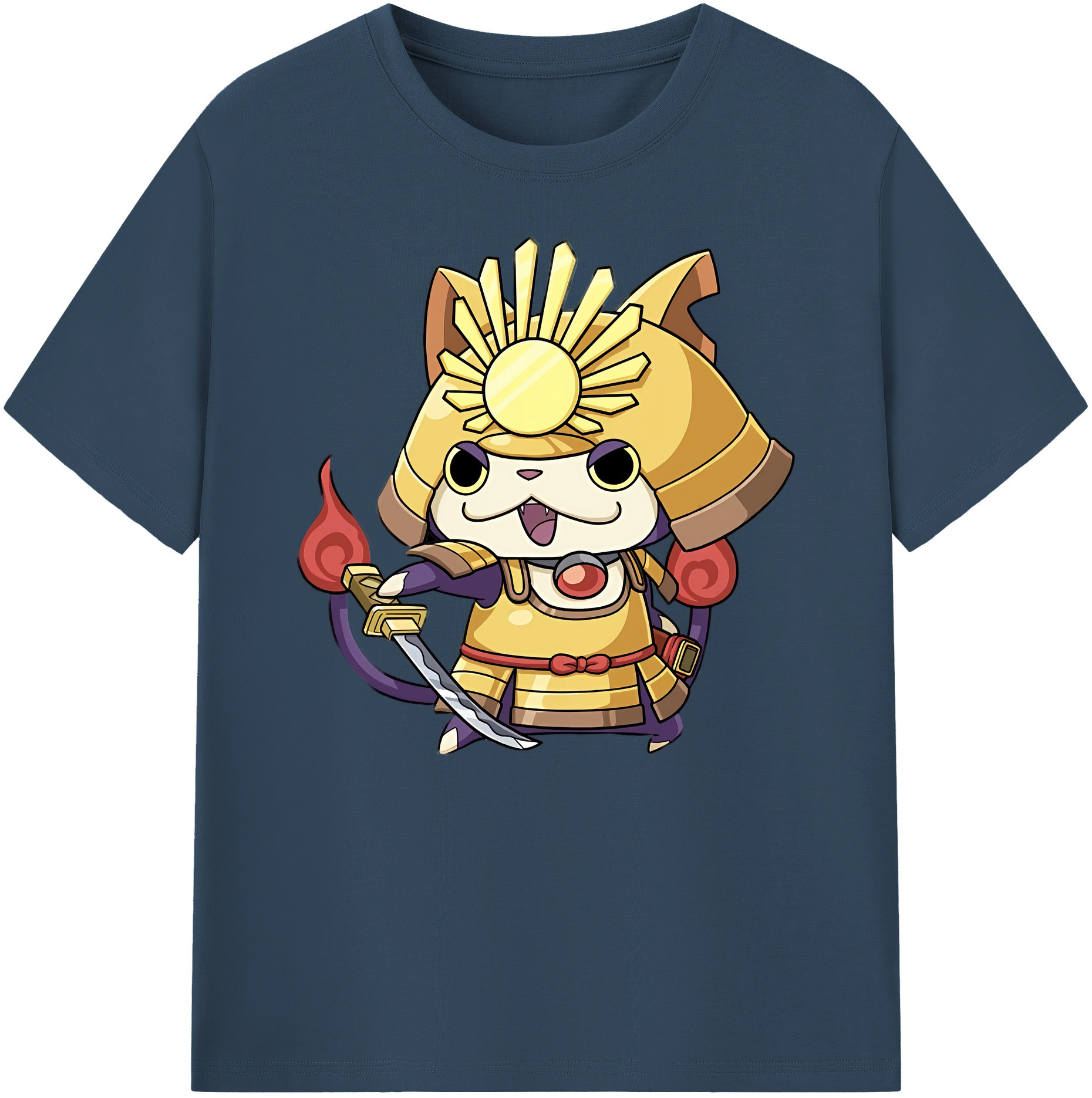 （画像用） 妖怪ウォッチ Yo-kai Watch 綿100％ メンズ半袖Tシャツ｜肌触りやわらか＆通気性