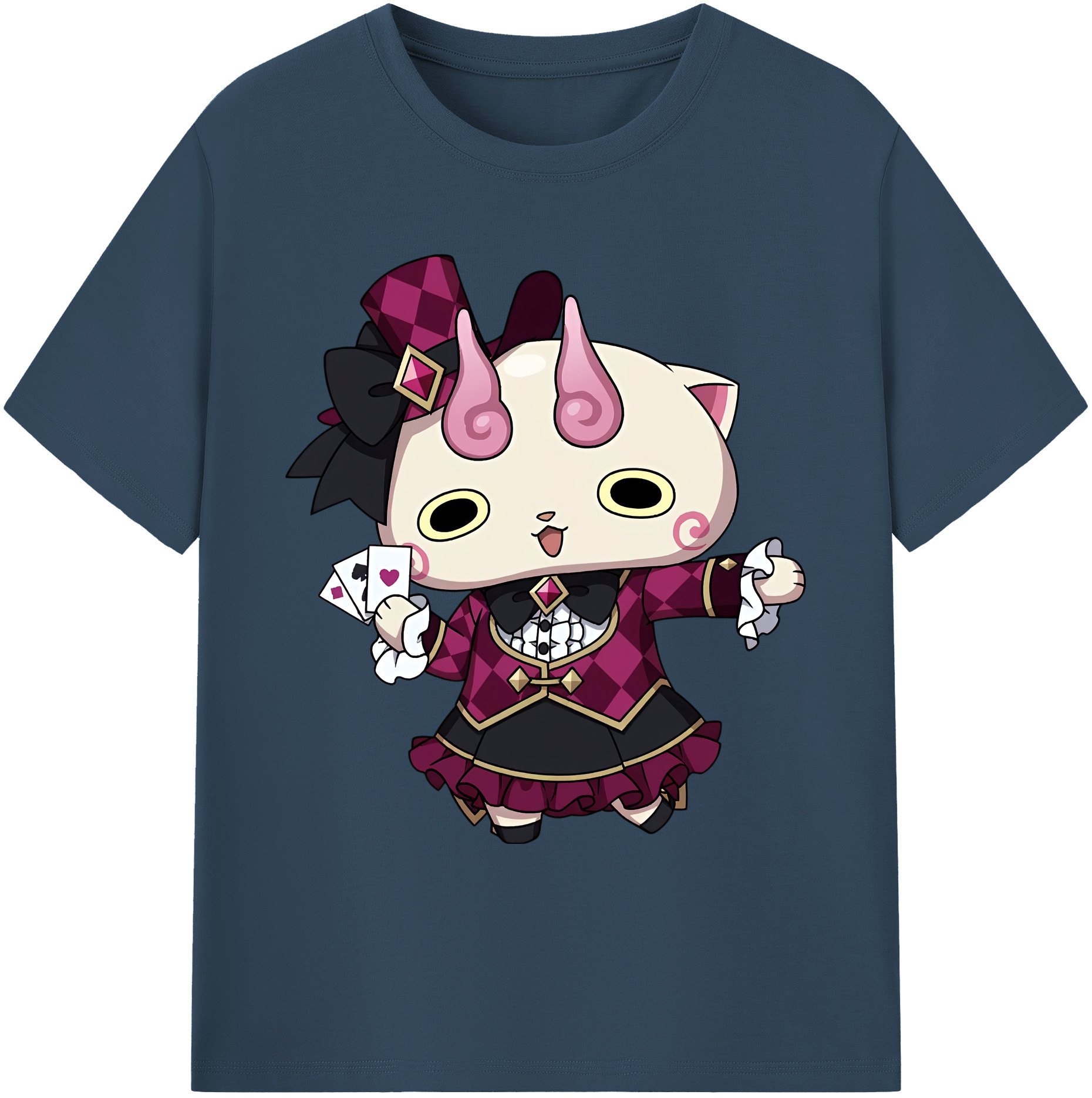 （画像用） 妖怪ウォッチ Yo-kai Watch 綿100％ メンズ半袖Tシャツ｜肌触りやわらか＆通気性