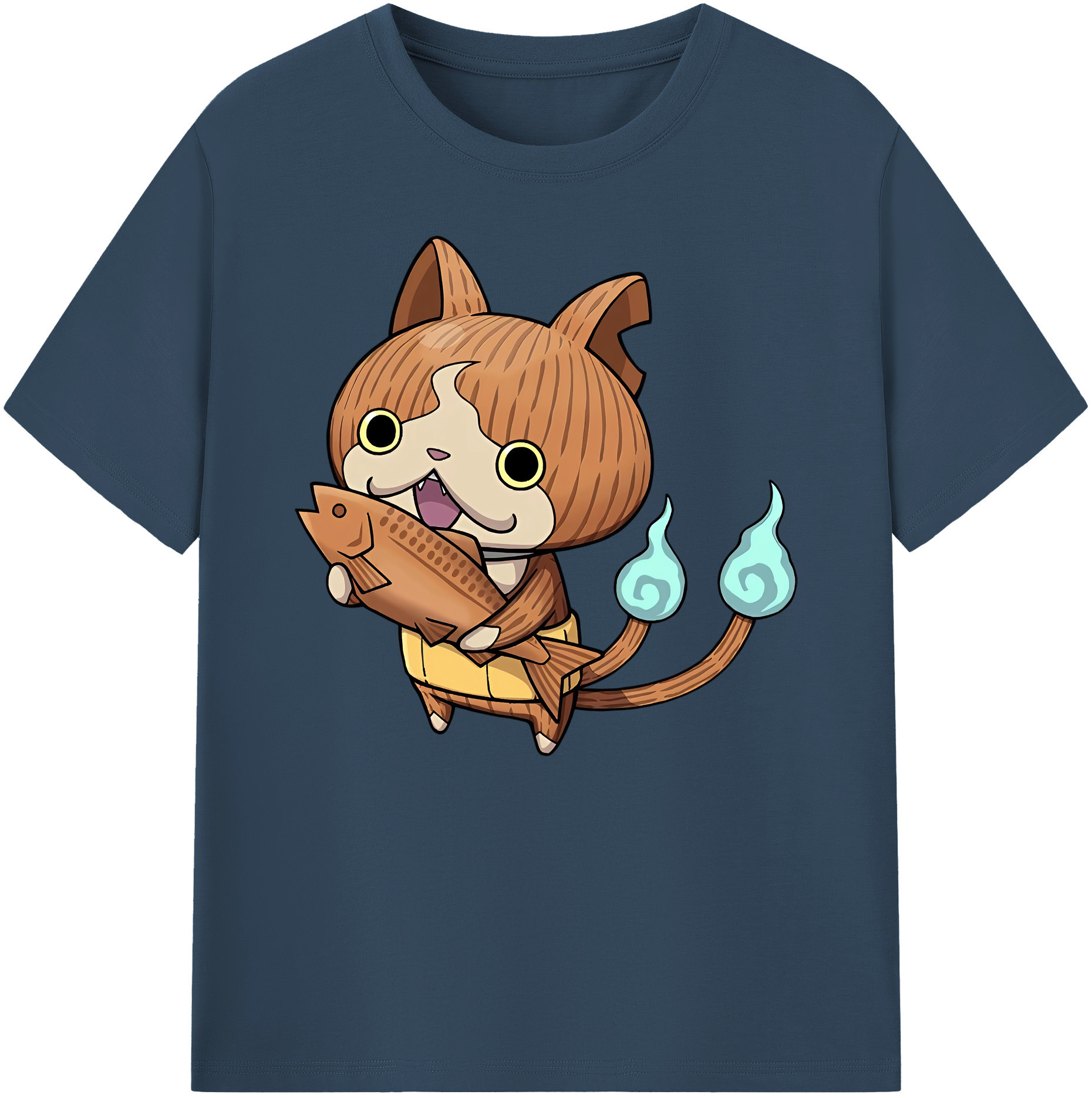 （画像用） 妖怪ウォッチ Yo-kai Watch 綿100％ メンズ半袖Tシャツ｜肌触りやわらか＆通気性