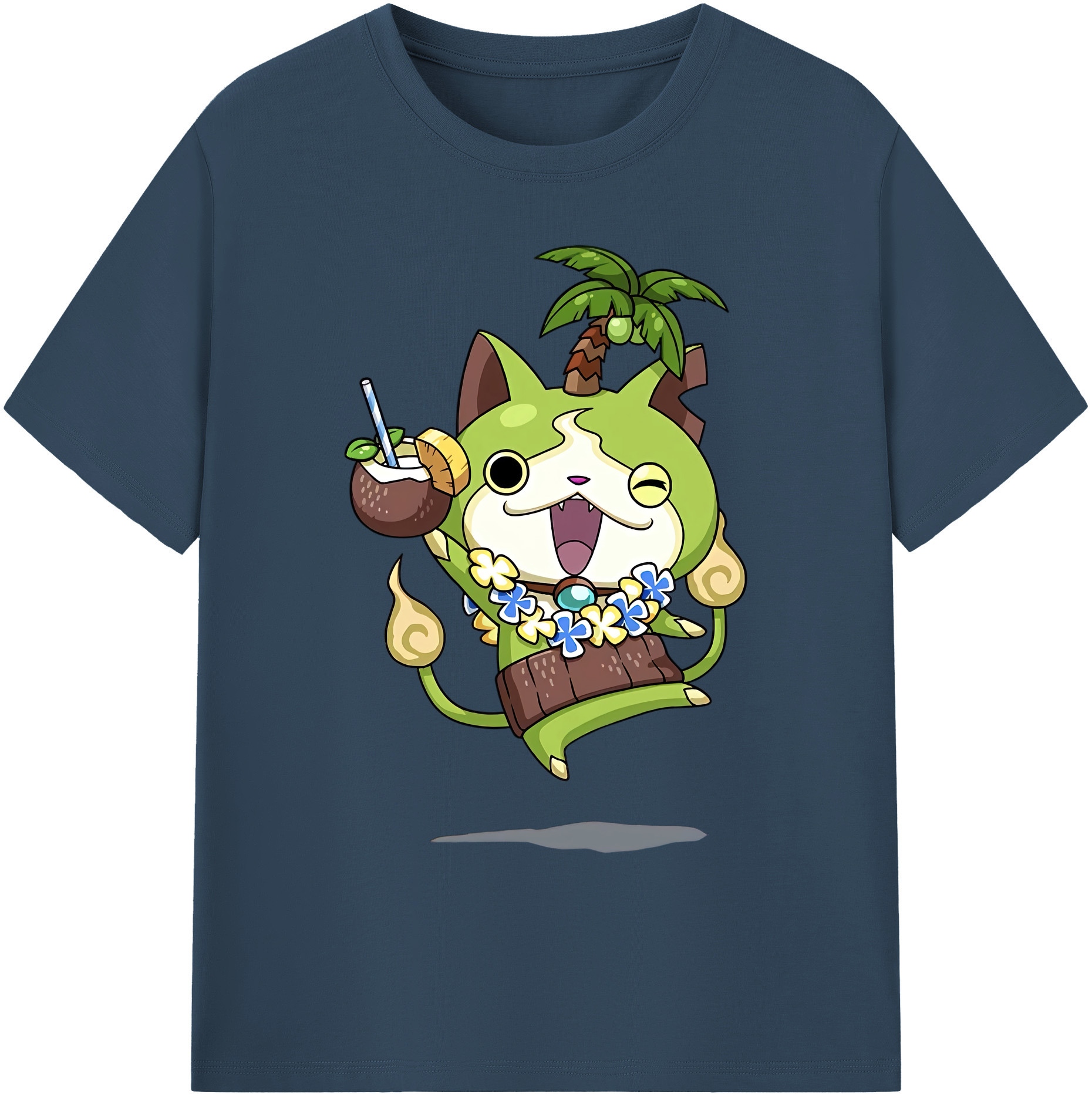 （画像用） 妖怪ウォッチ Yo-kai Watch 綿100％ メンズ半袖Tシャツ｜肌触りやわらか＆通気性