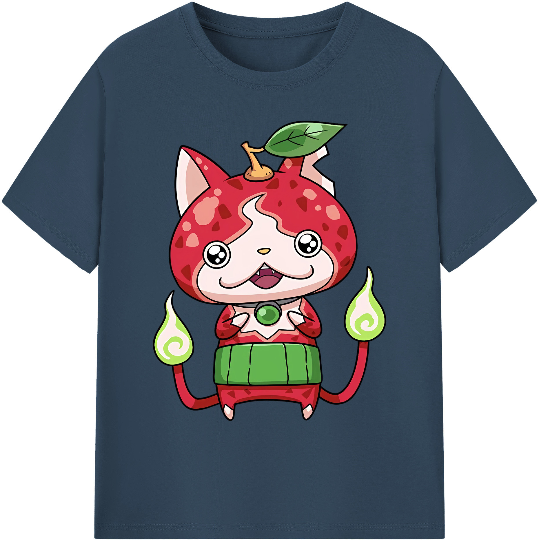（画像用） 妖怪ウォッチ Yo-kai Watch 綿100％ メンズ半袖Tシャツ｜肌触りやわらか＆通気性