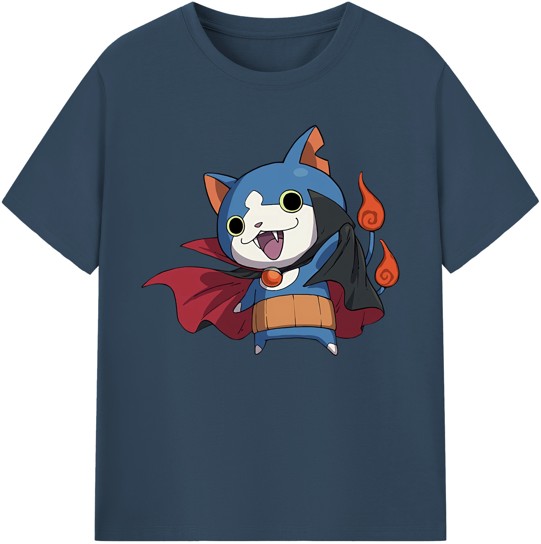 （画像用） 妖怪ウォッチ Yo-kai Watch 綿100％ メンズ半袖Tシャツ｜肌触りやわらか＆通気性