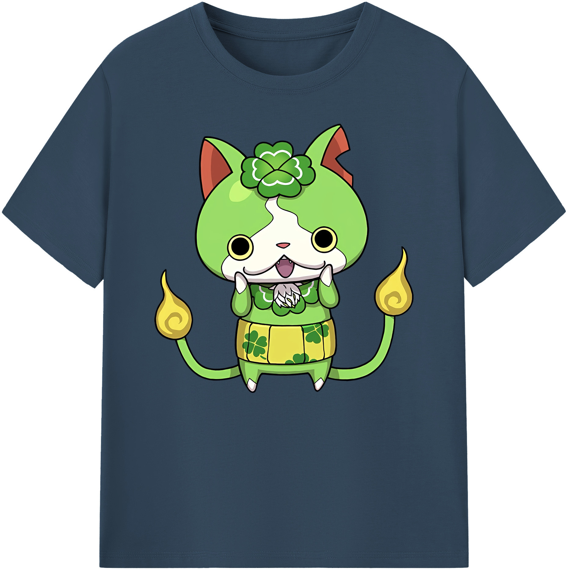 （画像用） 妖怪ウォッチ Yo-kai Watch 綿100％ メンズ半袖Tシャツ｜肌触りやわらか＆通気性
