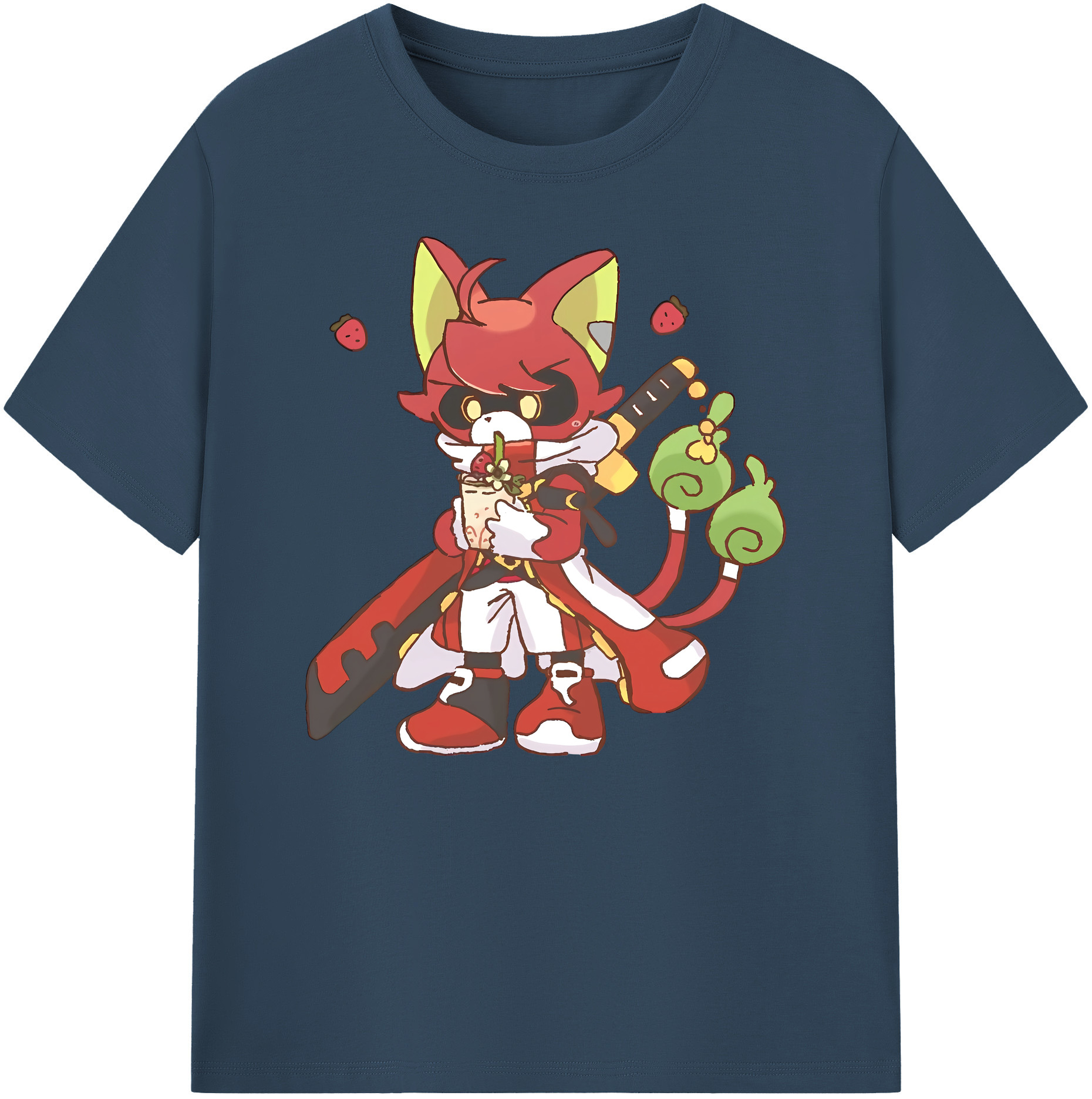（画像用） 妖怪ウォッチ Yo-kai Watch 綿100％ メンズ半袖Tシャツ｜肌触りやわらか＆通気性