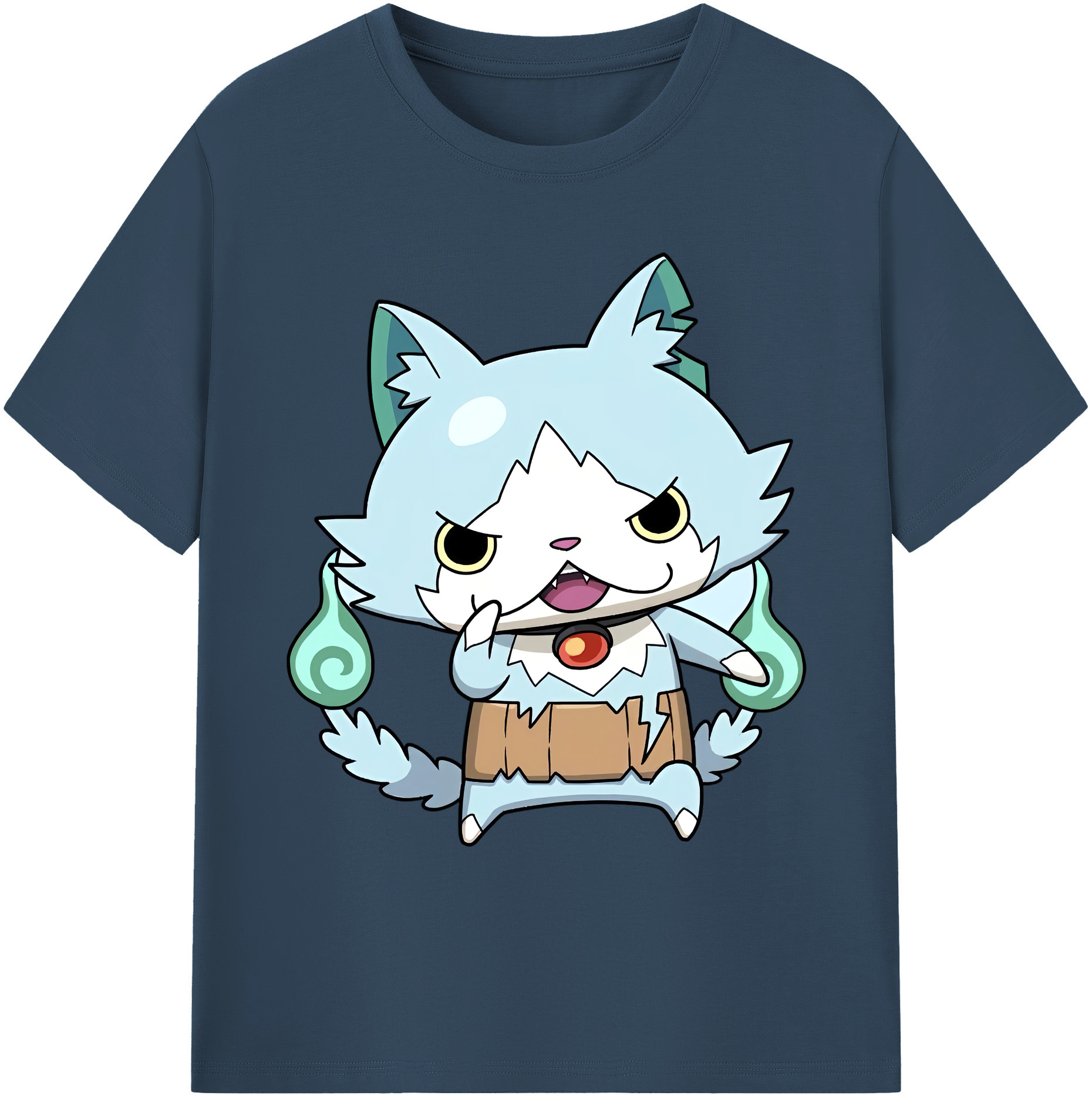 （画像用） 妖怪ウォッチ Yo-kai Watch 綿100％ メンズ半袖Tシャツ｜肌触りやわらか＆通気性