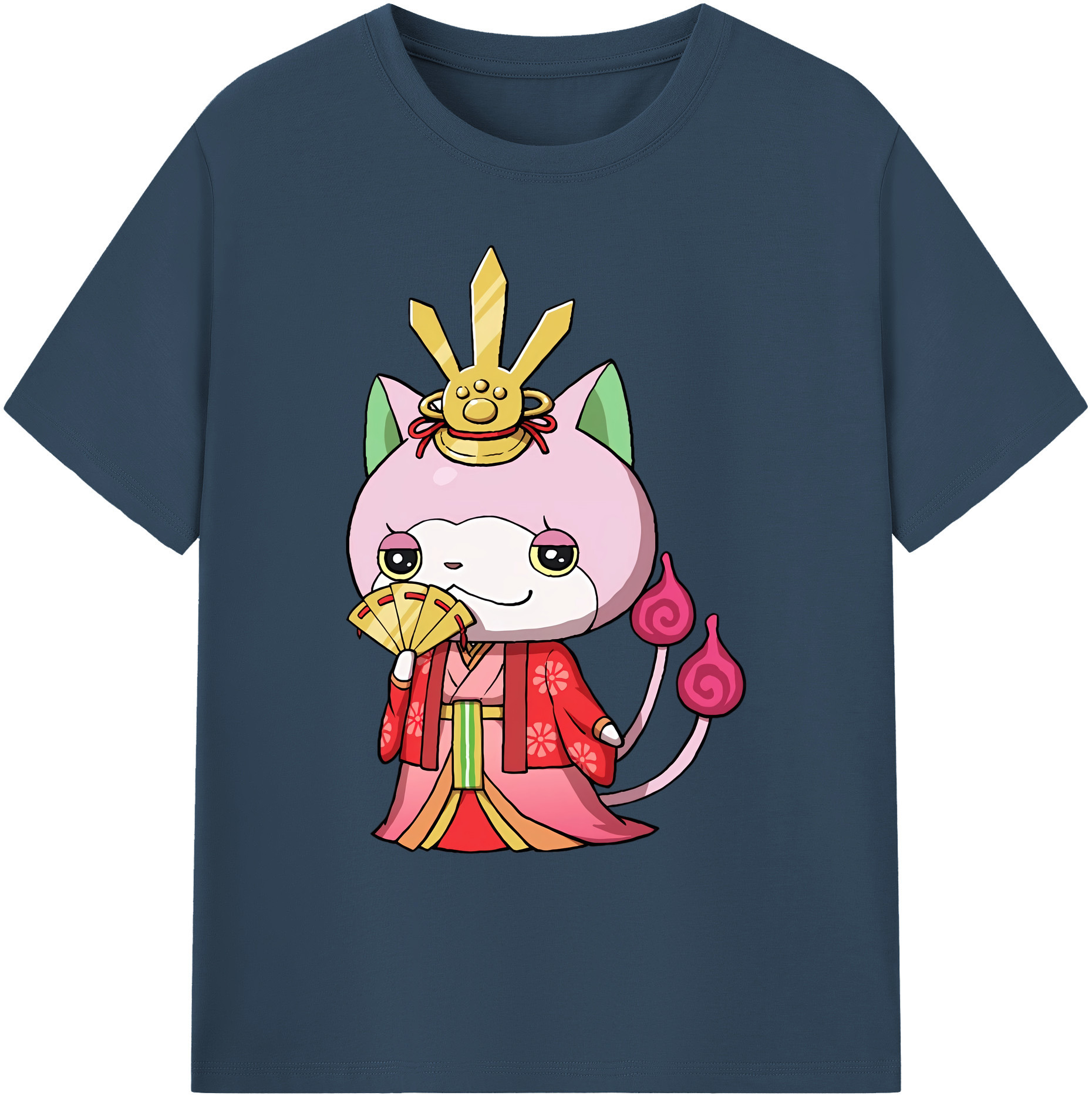 （画像用） 妖怪ウォッチ Yo-kai Watch 綿100％ メンズ半袖Tシャツ｜肌触りやわらか＆通気性