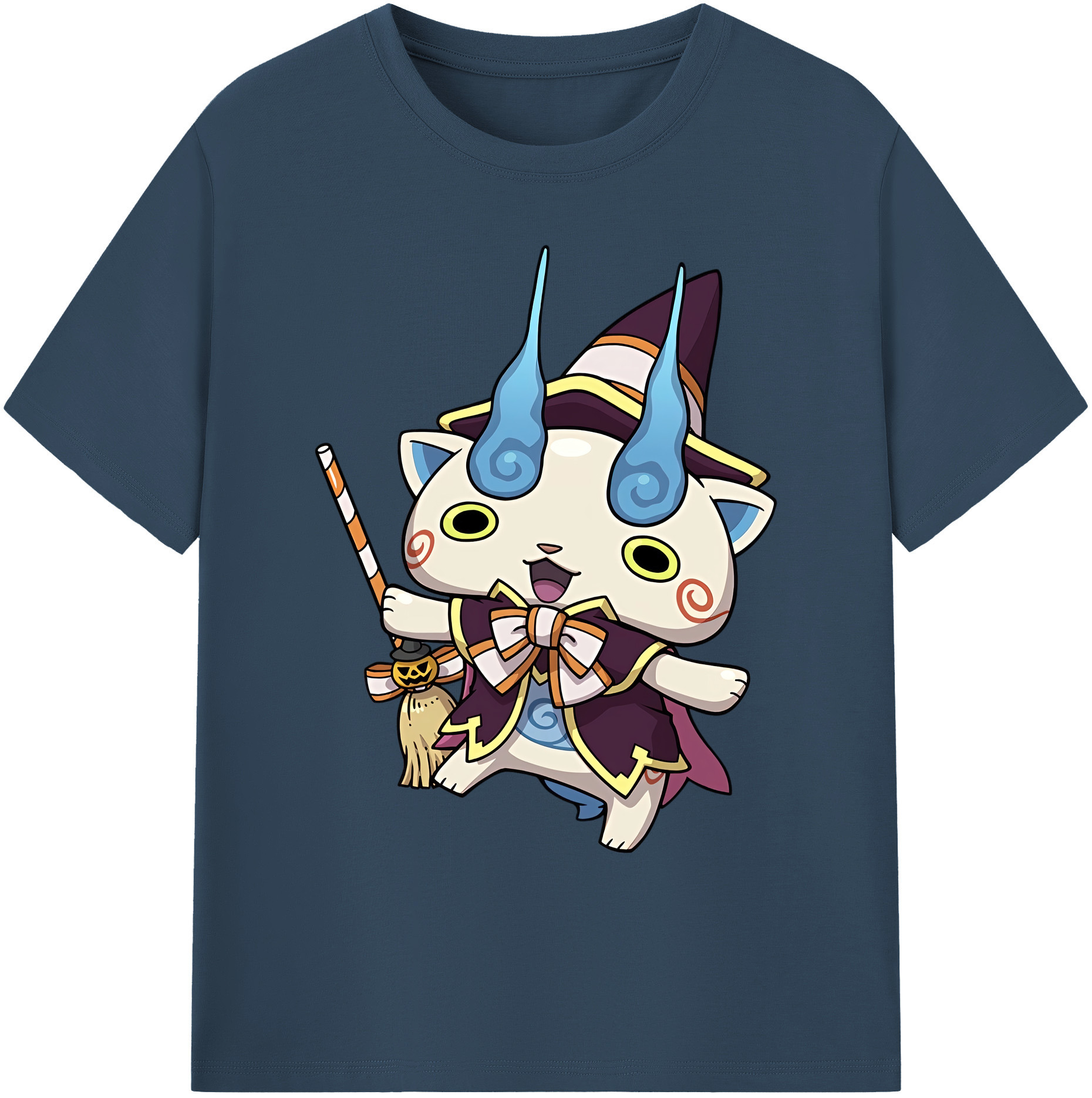（画像用） 妖怪ウォッチ Yo-kai Watch 綿100％ メンズ半袖Tシャツ｜肌触りやわらか＆通気性