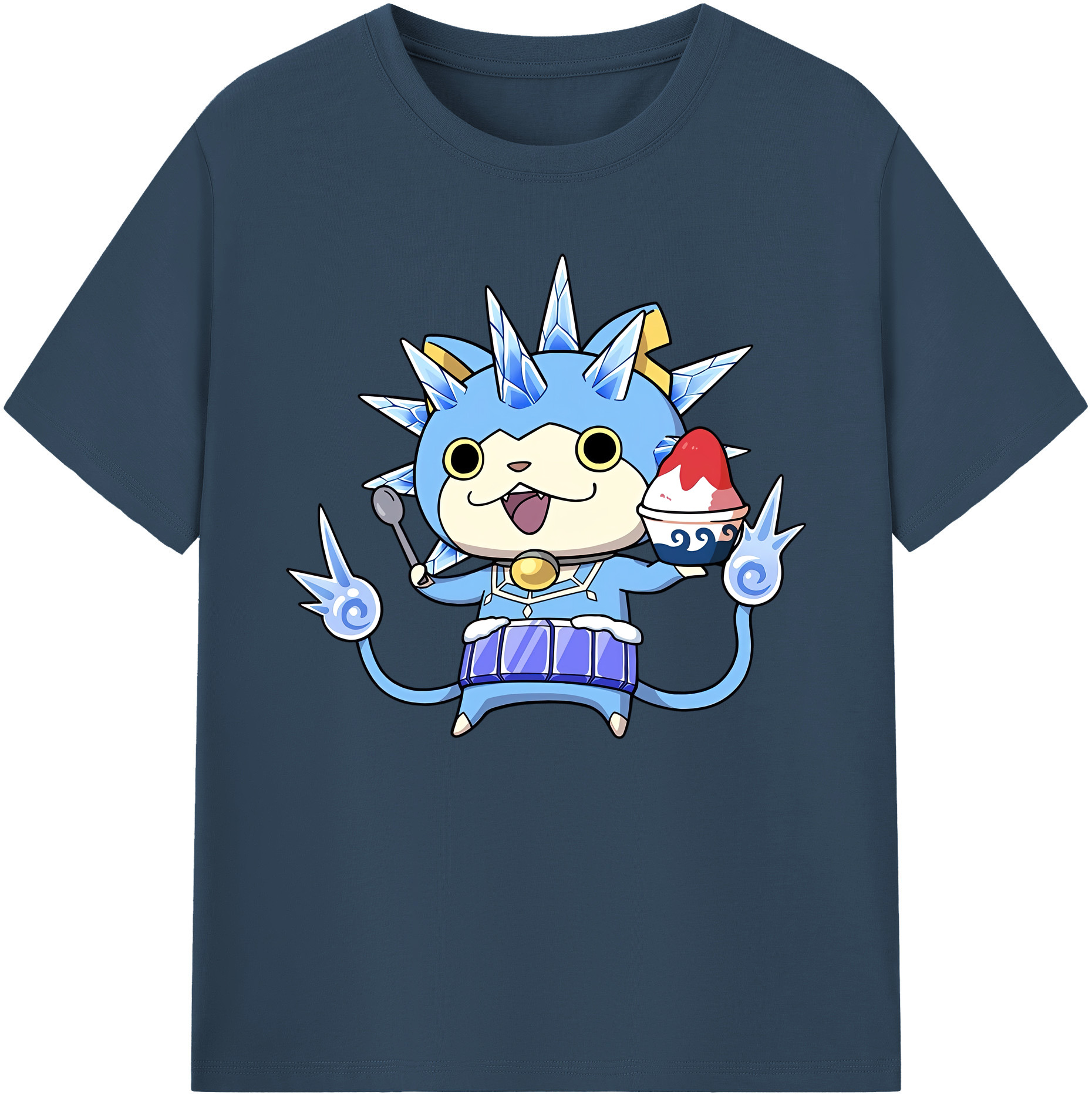 （画像用） 妖怪ウォッチ Yo-kai Watch 綿100％ メンズ半袖Tシャツ｜肌触りやわらか＆通気性