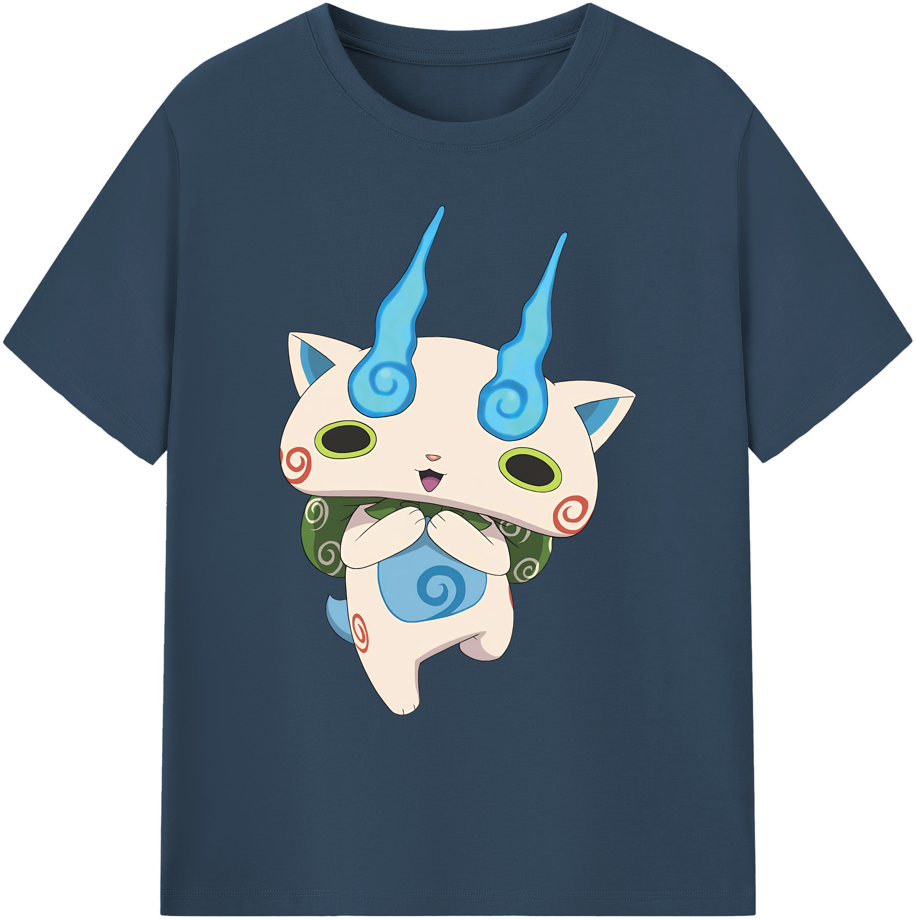 （画像用） 妖怪ウォッチ Yo-kai Watch 綿100％ メンズ半袖Tシャツ｜肌触りやわらか＆通気性