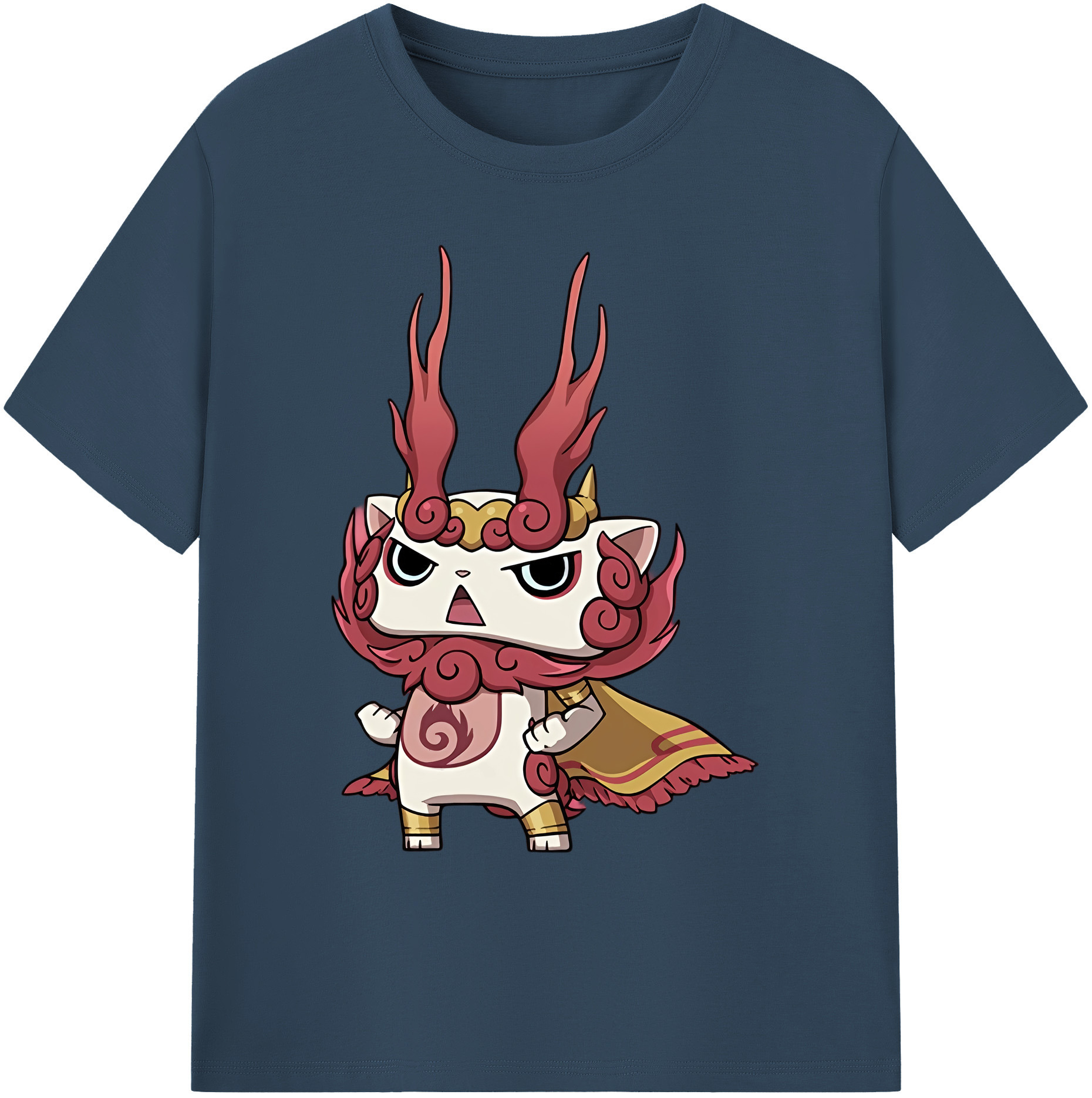 （画像用） 妖怪ウォッチ Yo-kai Watch 綿100％ メンズ半袖Tシャツ｜肌触りやわらか＆通気性