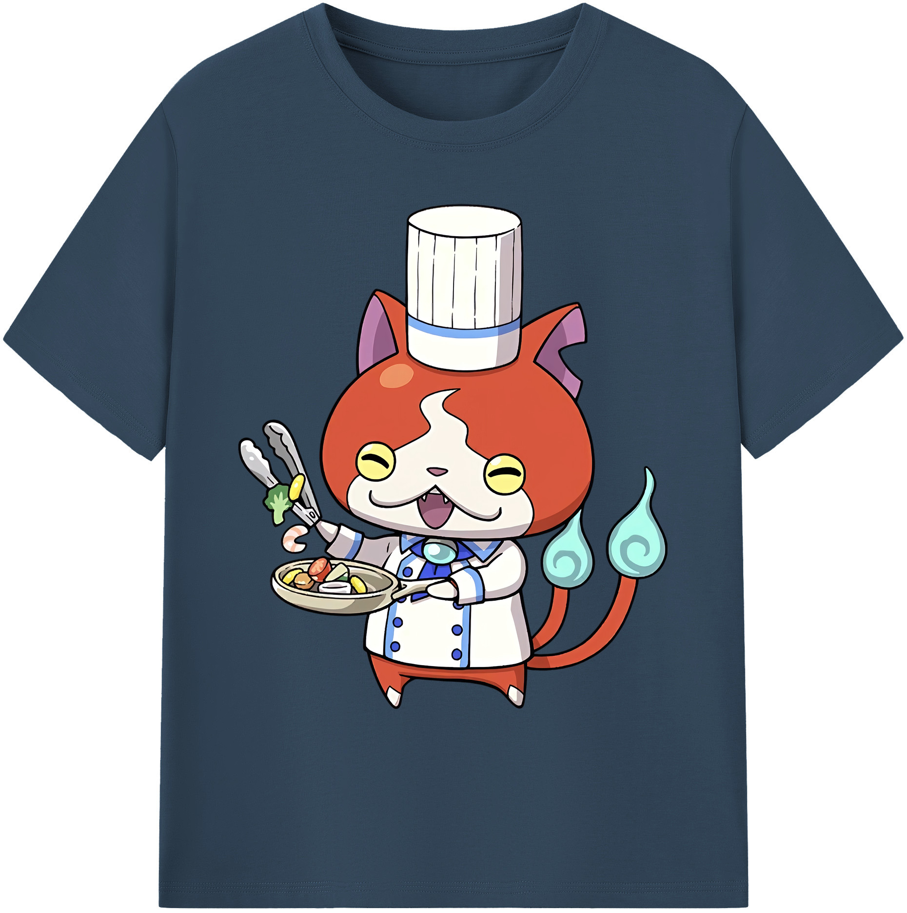 （画像用） 妖怪ウォッチ Yo-kai Watch 綿100％ メンズ半袖Tシャツ｜肌触りやわらか＆通気性