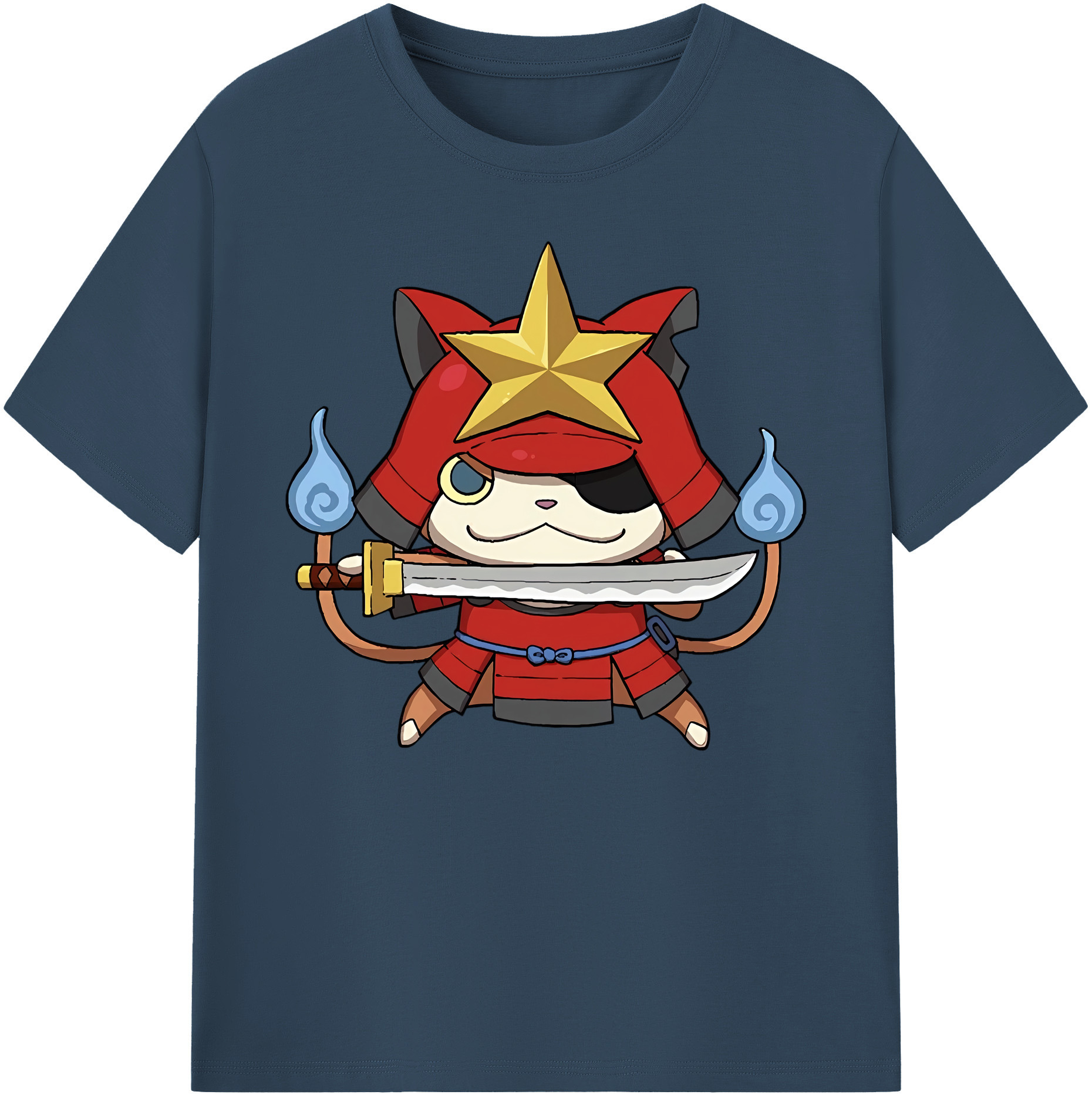 （画像用） 妖怪ウォッチ Yo-kai Watch 綿100％ メンズ半袖Tシャツ｜肌触りやわらか＆通気性