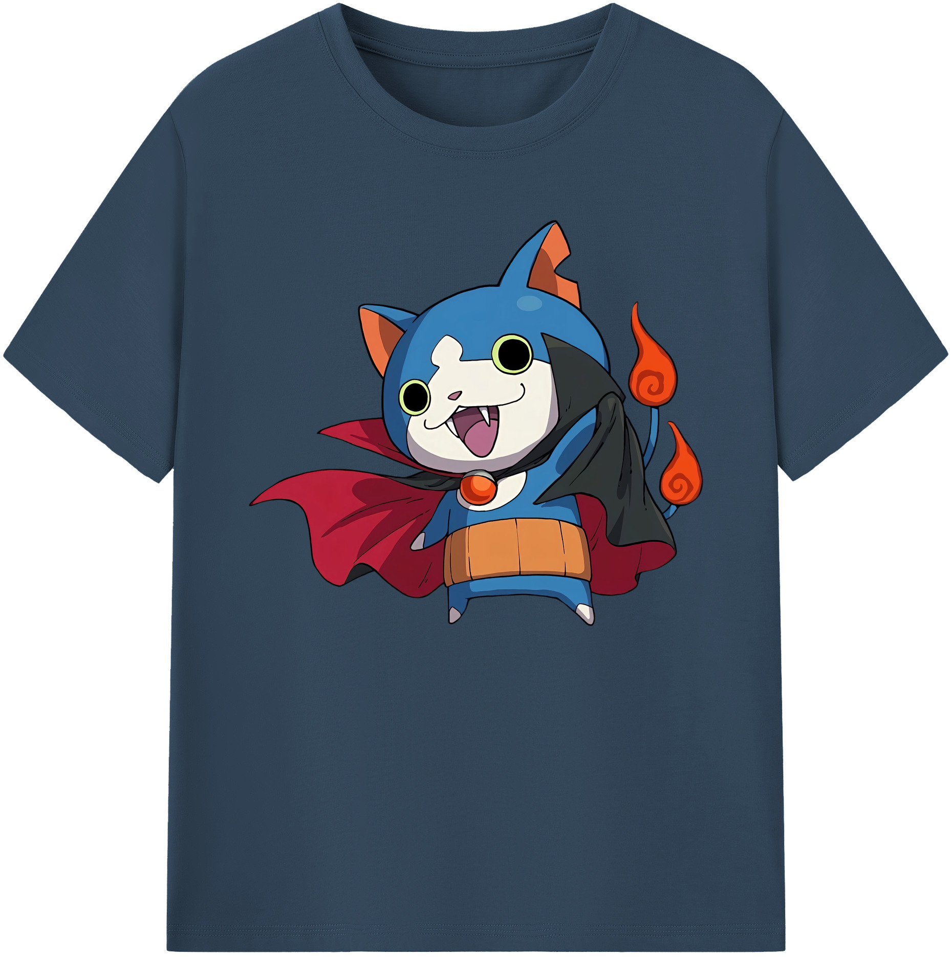 （画像用） 妖怪ウォッチ Yo-kai Watch 綿100％ メンズ半袖Tシャツ｜肌触りやわらか＆通気性