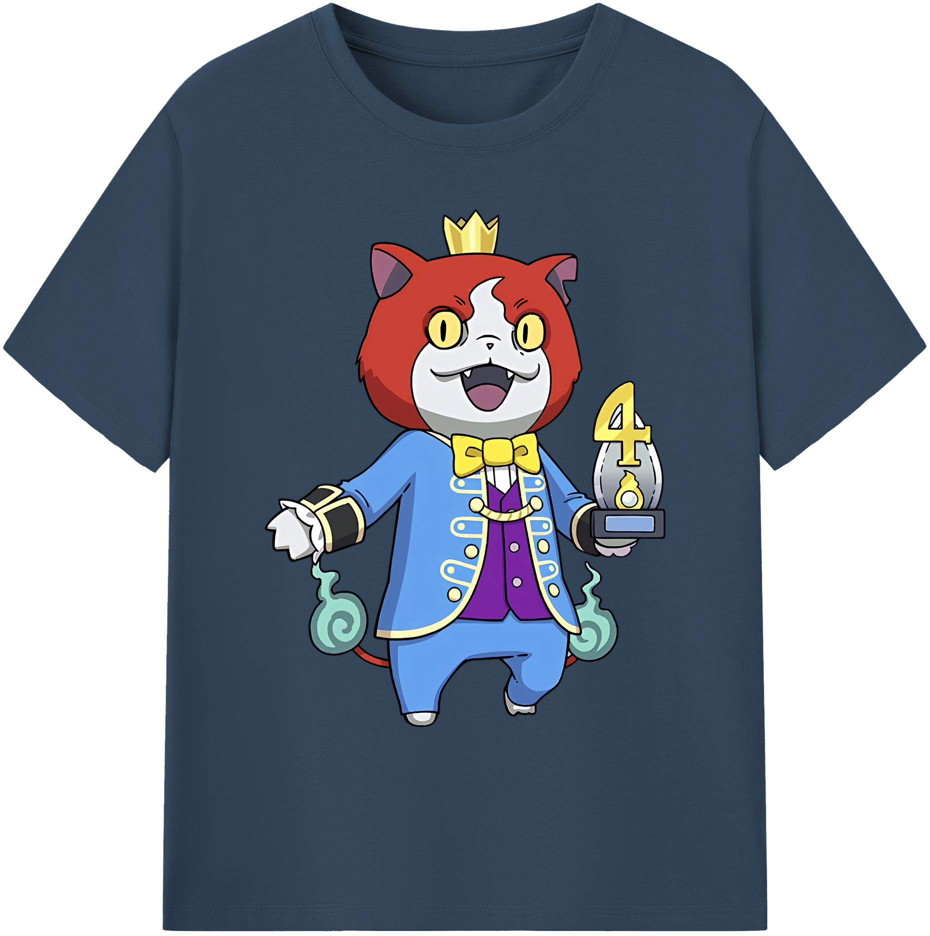 （画像用） 妖怪ウォッチ Yo-kai Watch 綿100％ メンズ半袖Tシャツ｜肌触りやわらか＆通気性