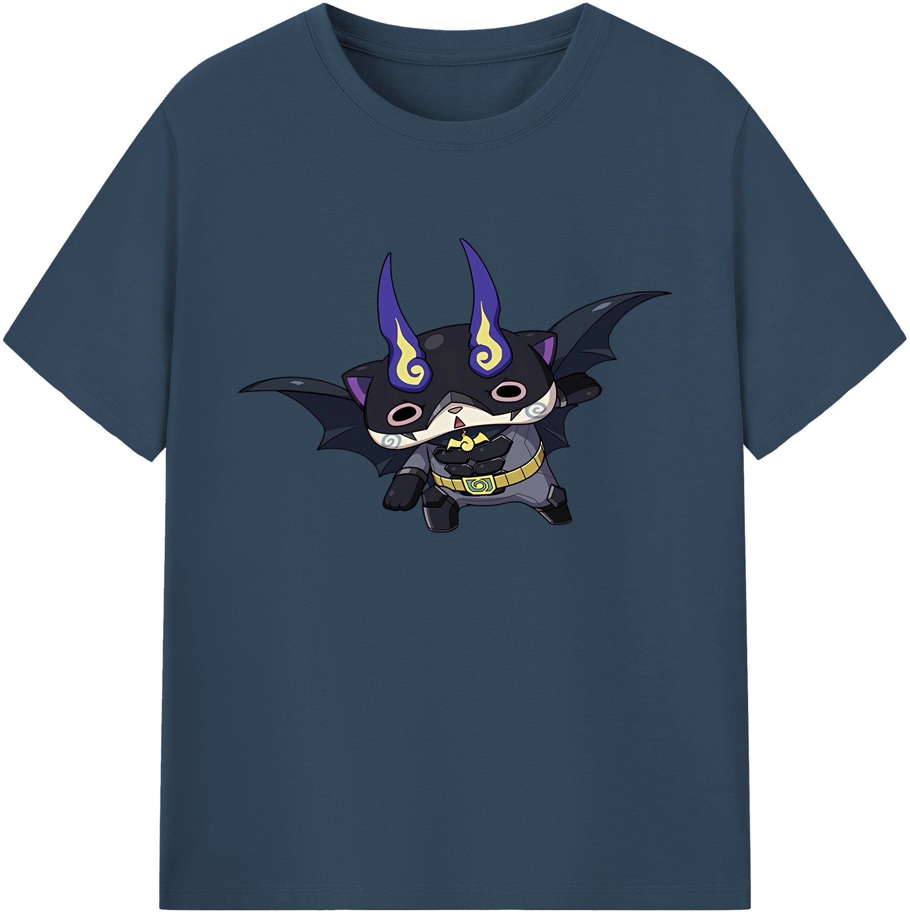（画像用） 妖怪ウォッチ Yo-kai Watch 綿100％ メンズ半袖Tシャツ｜肌触りやわらか＆通気性