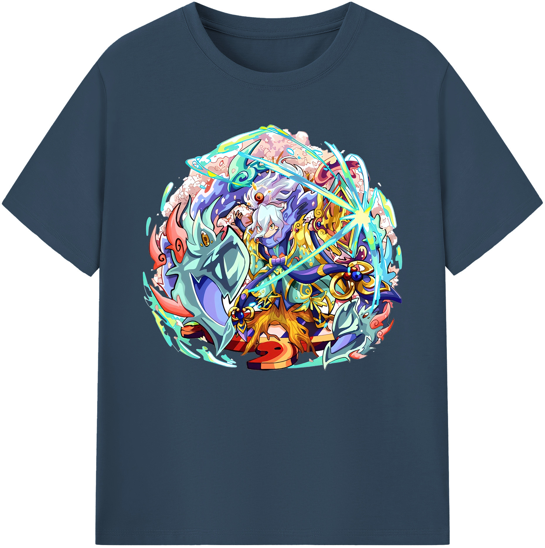 （画像用） 妖怪ウォッチ Yo-kai Watch 綿100％ メンズ半袖Tシャツ｜肌触りやわらか＆通気性