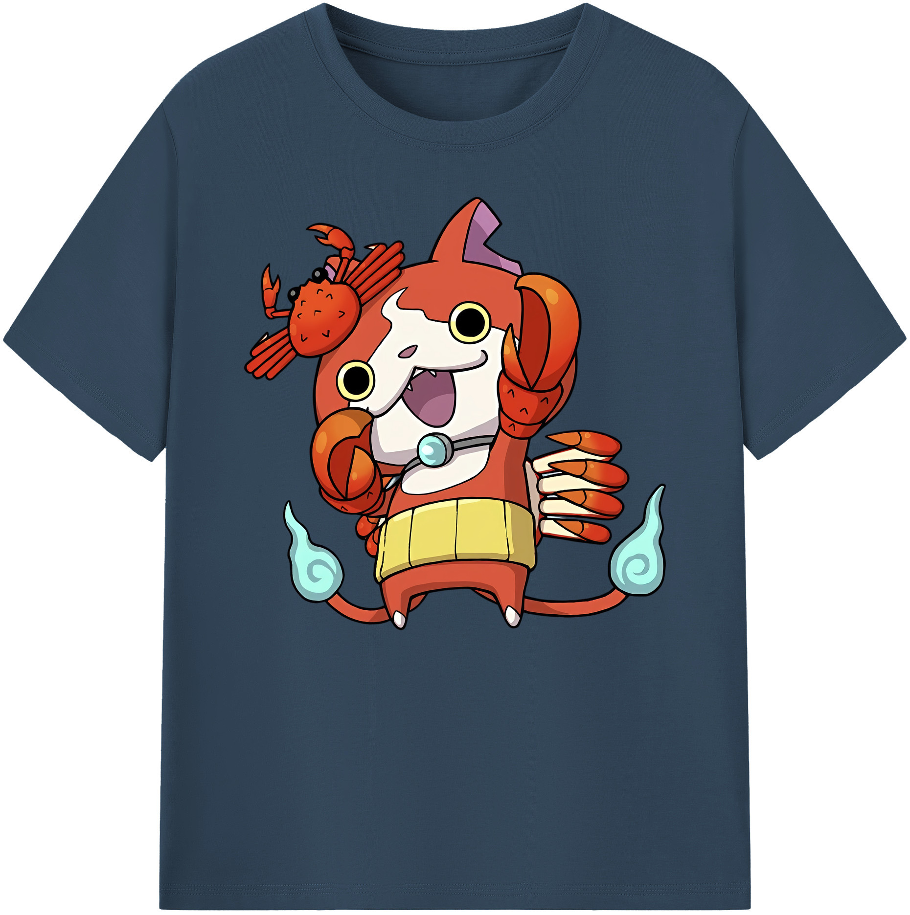 （画像用） 妖怪ウォッチ Yo-kai Watch 綿100％ メンズ半袖Tシャツ｜肌触りやわらか＆通気性