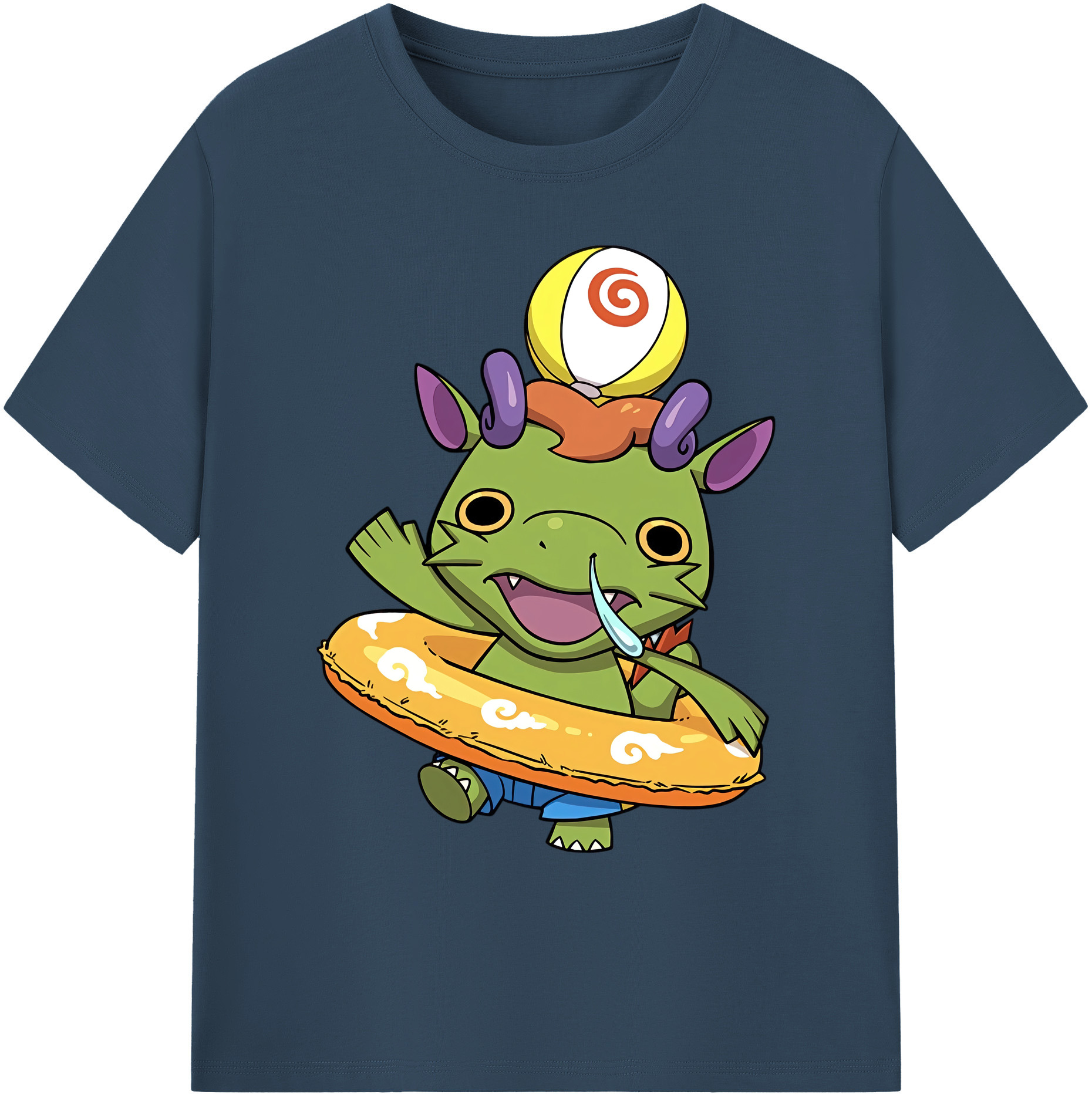 （画像用） 妖怪ウォッチ Yo-kai Watch 綿100％ メンズ半袖Tシャツ｜肌触りやわらか＆通気性