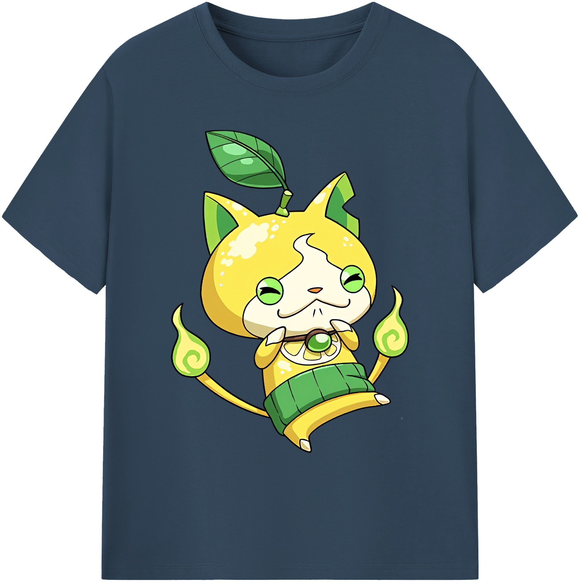 （画像用） 妖怪ウォッチ Yo-kai Watch 綿100％ メンズ半袖Tシャツ｜肌触りやわらか＆通気性
