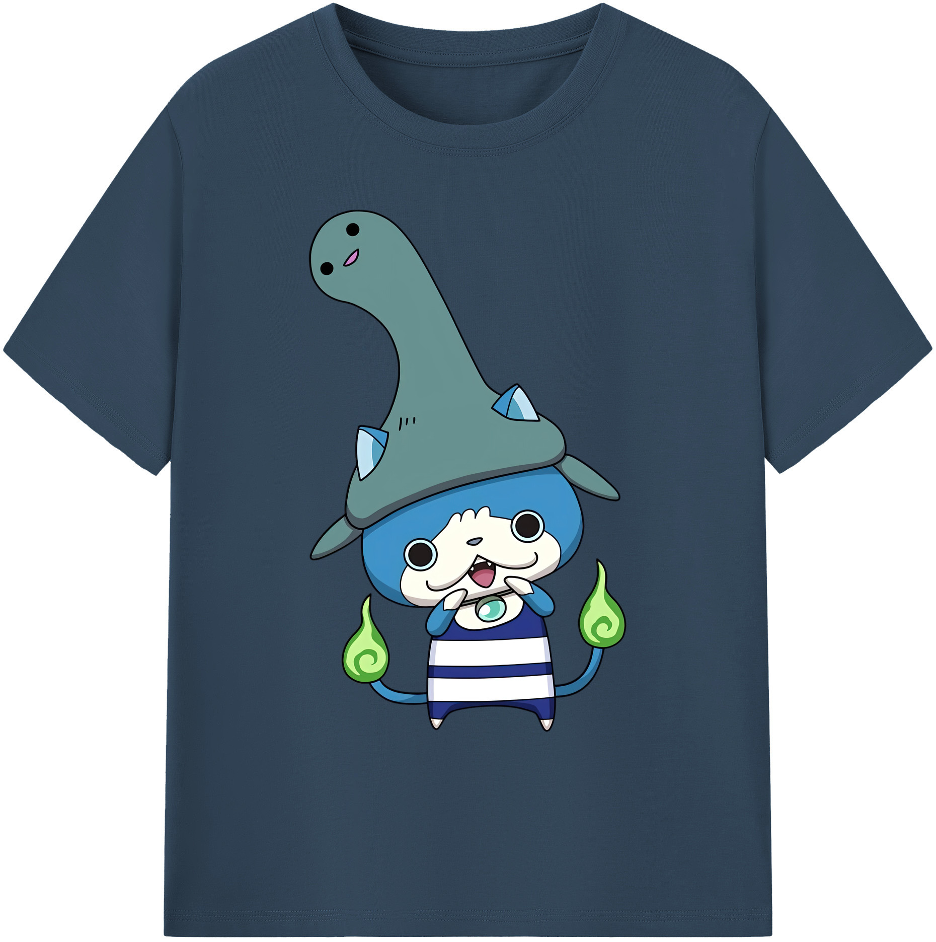 （画像用） 妖怪ウォッチ Yo-kai Watch 綿100％ メンズ半袖Tシャツ｜肌触りやわらか＆通気性
