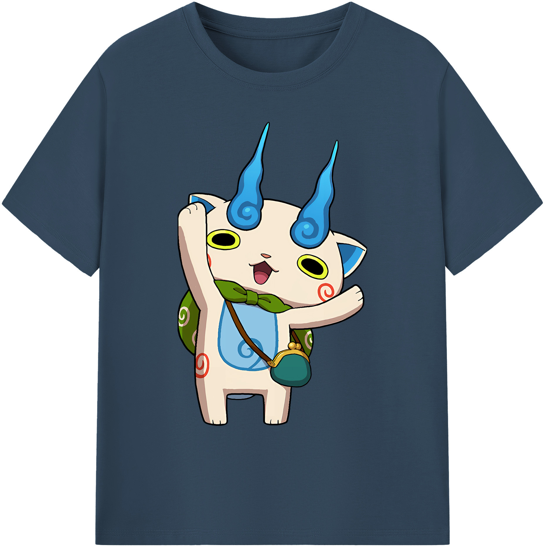 （画像用） 妖怪ウォッチ Yo-kai Watch 綿100％ メンズ半袖Tシャツ｜肌触りやわらか＆通気性