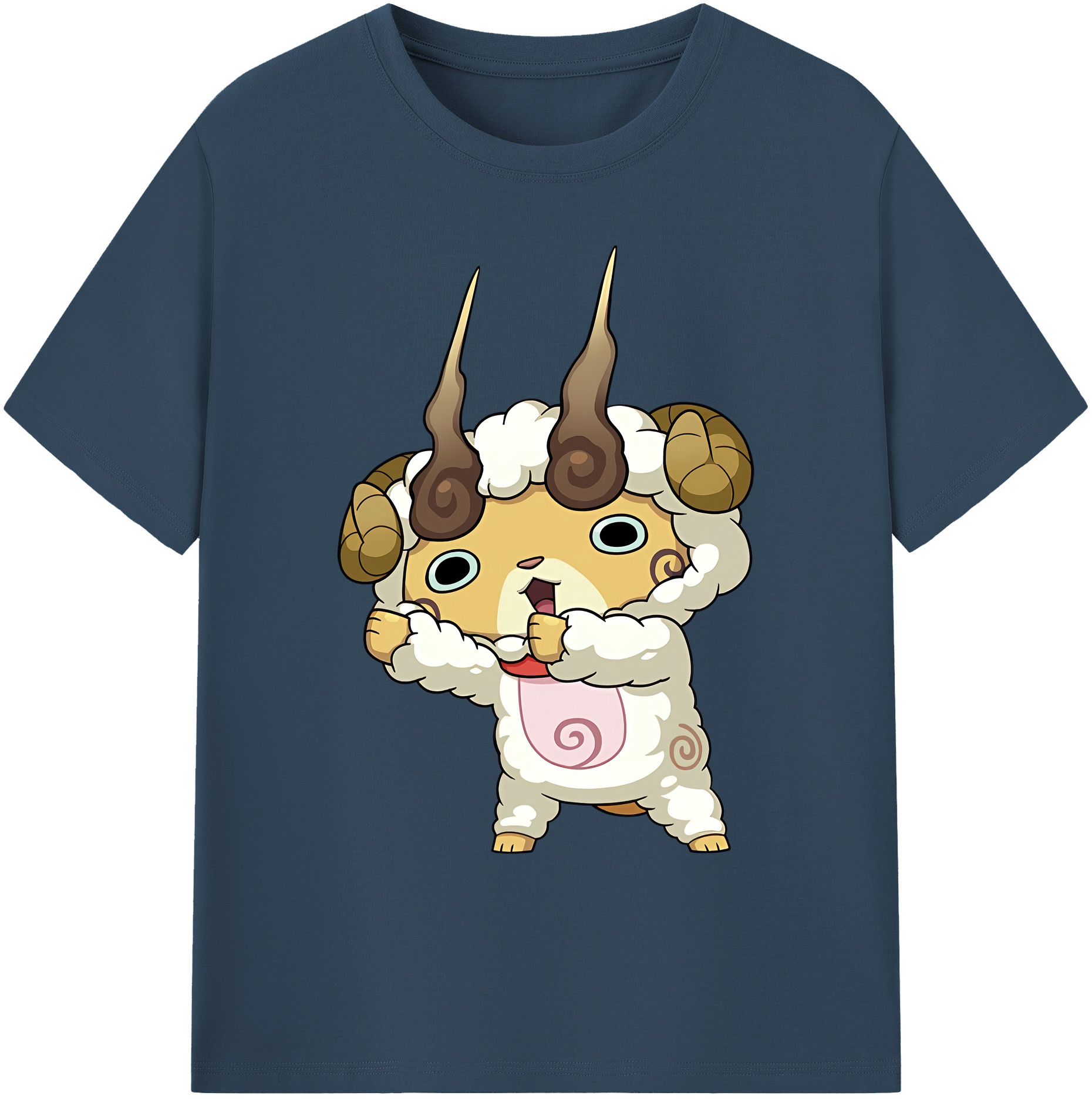 （画像用） 妖怪ウォッチ Yo-kai Watch 綿100％ メンズ半袖Tシャツ｜肌触りやわらか＆通気性